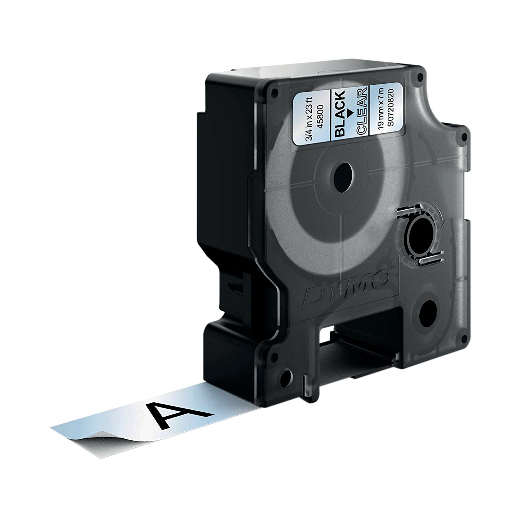 DYMO D1 LABELMAKER TAPE 19MM BLK/CLR