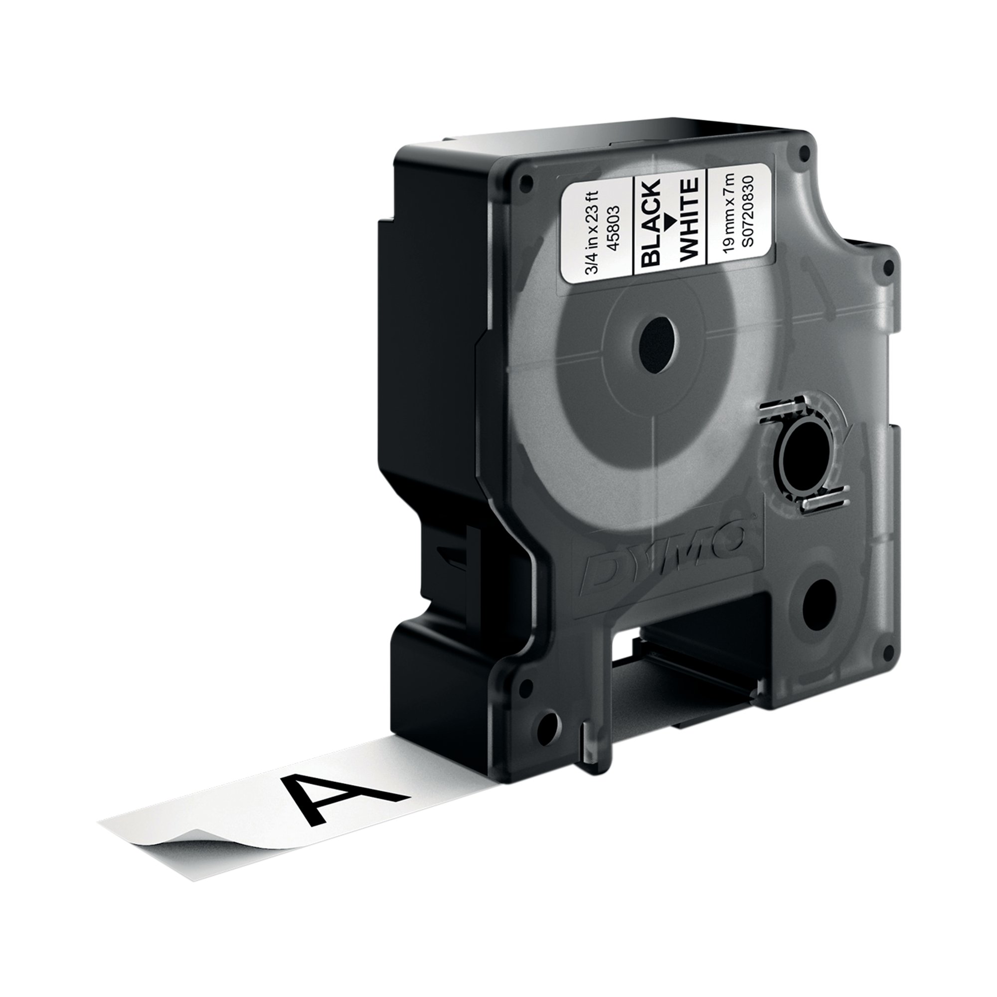 DYMO D1 LABELMAKER TAPE 19MM BLK/WHT