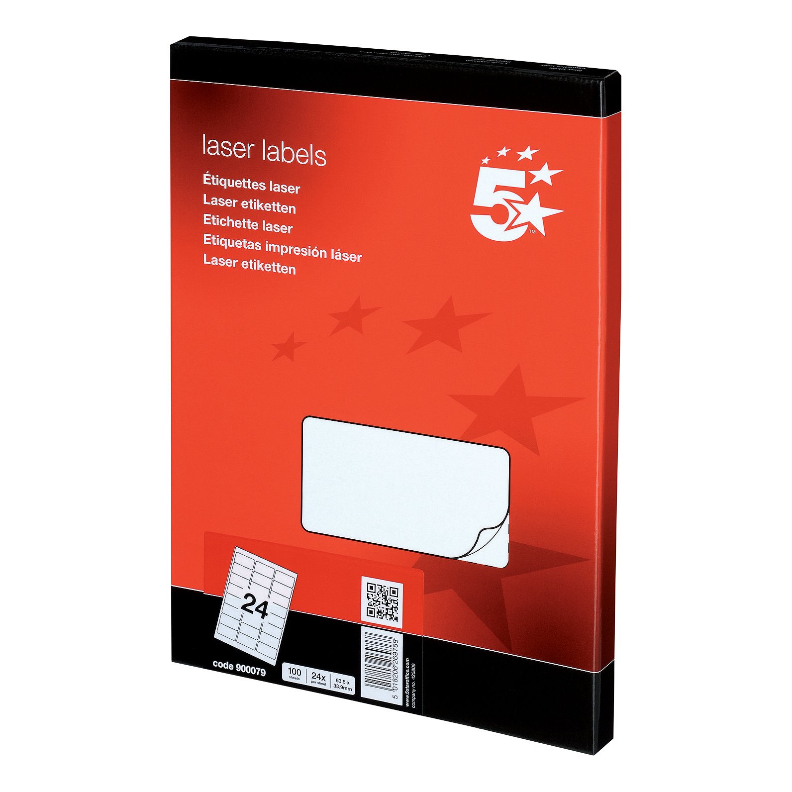 MPPS LABELS 64X34MM PK2400