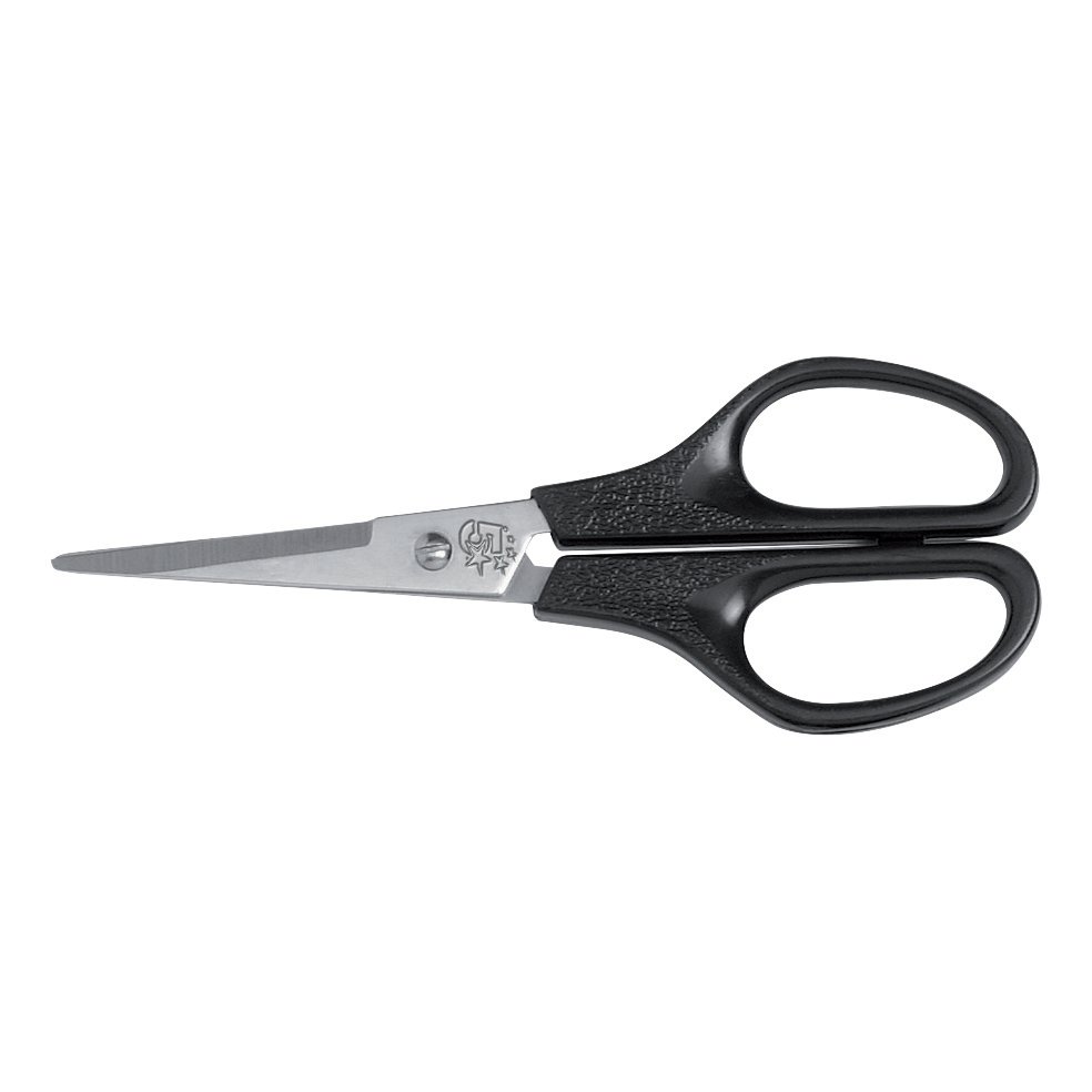 SCISSORS 140MM SSTEEL/ABS BLACK