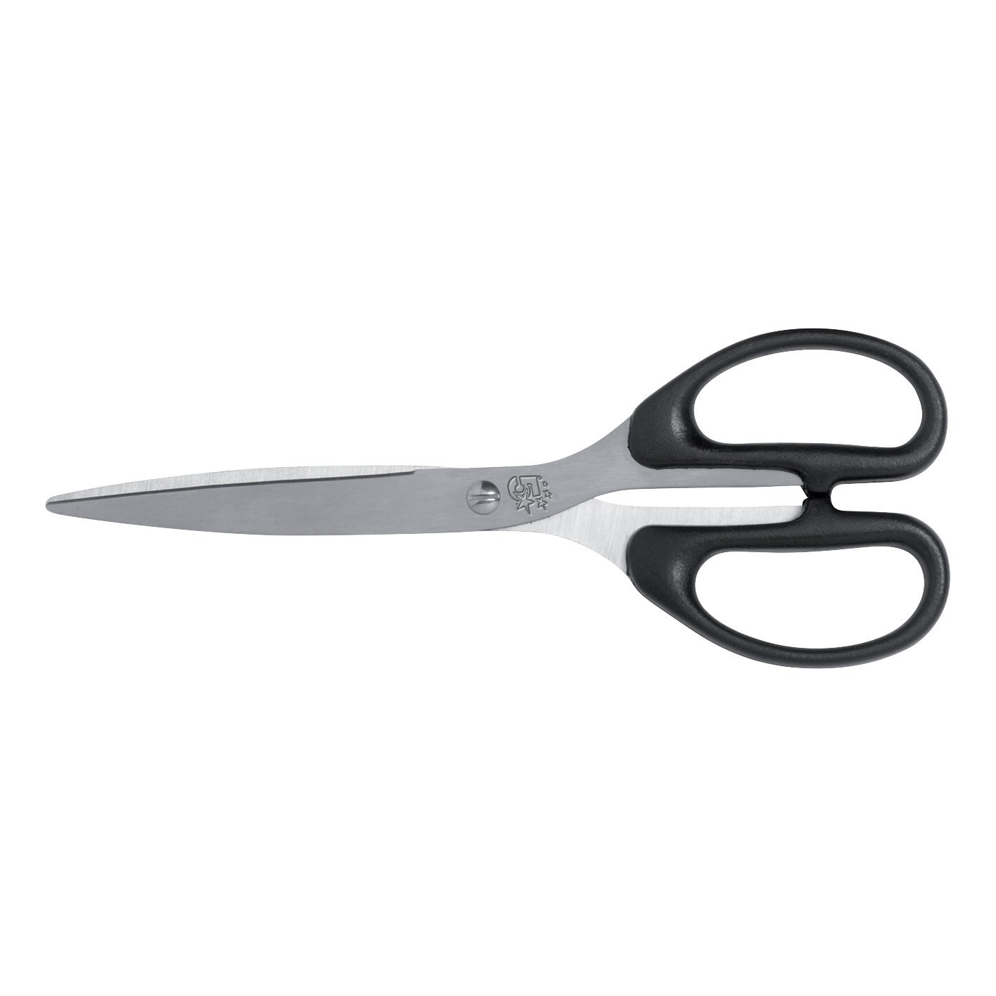 SCISSORS SLESS STEEL/ABS 207MM BLK