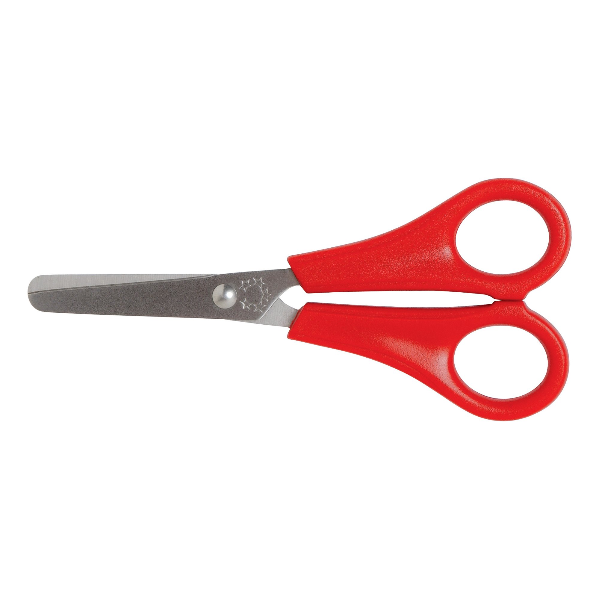 SCHOOL SCISSORS SLESS STL 130MM RED
