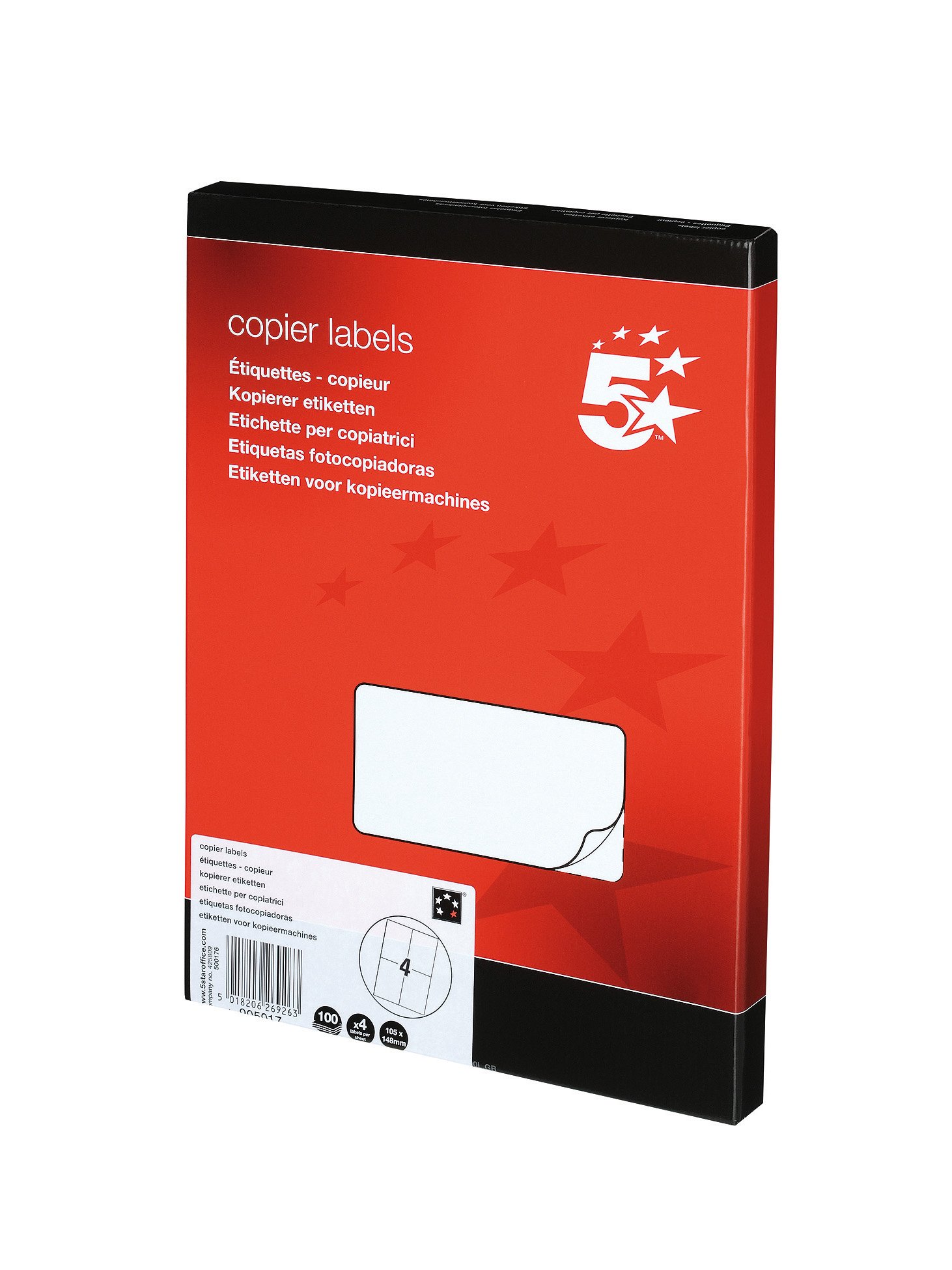 MPPS LABELS 105X148.5MM PK400