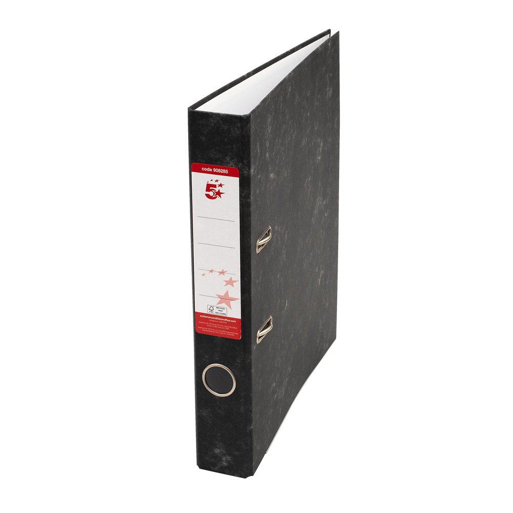 LEVER ARCH FILE FC 50MM SPINE PK10