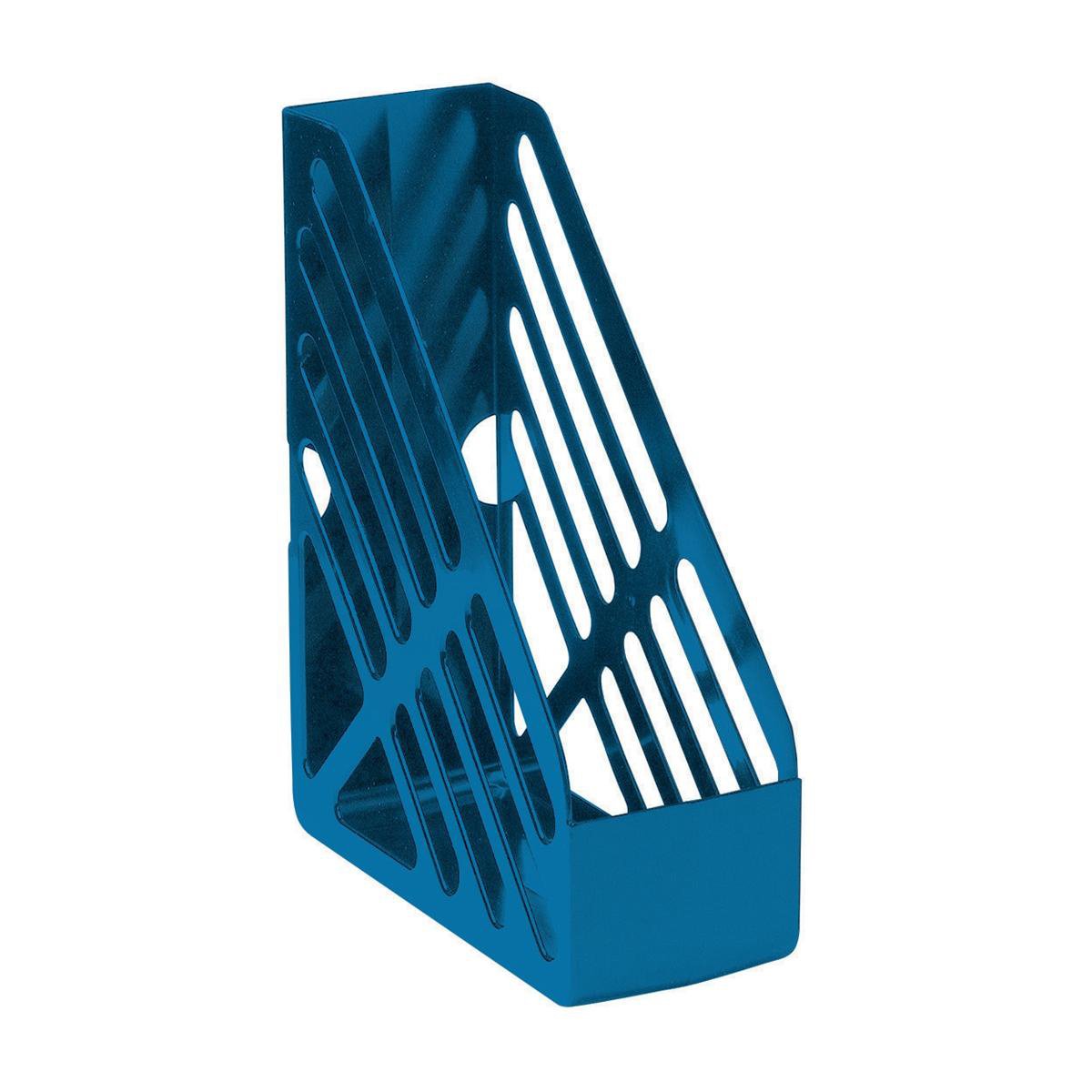 MAGAZINE RACK FILE FOOLSCAP BLUE