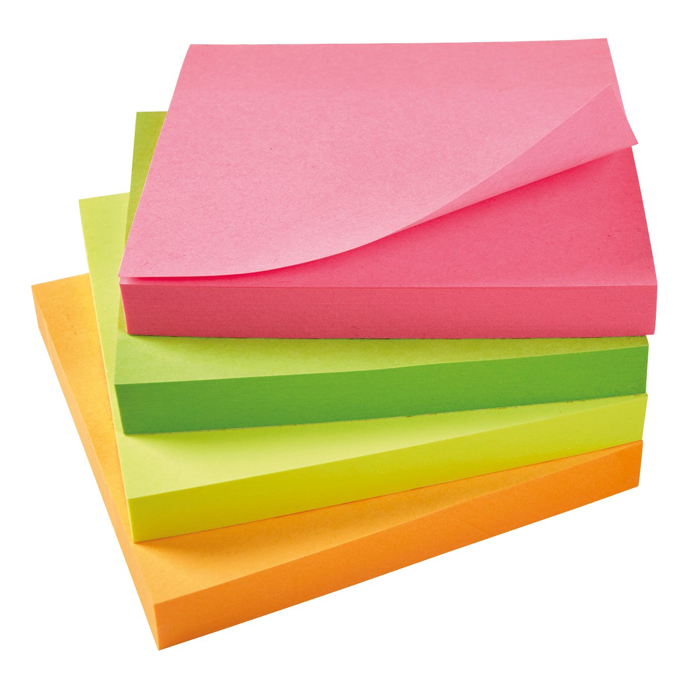 RE-MOVE NOTES 76X76 AST NEON PK12