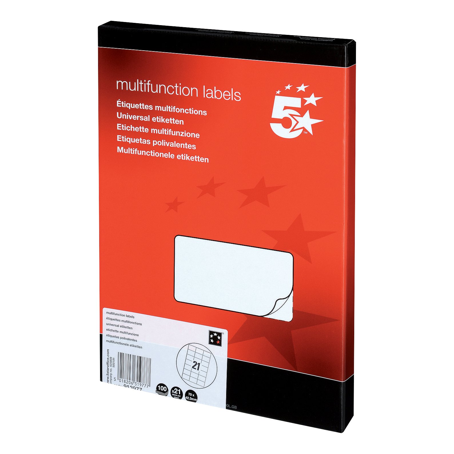 MPPS LABELS 70X42.4MM PK2100