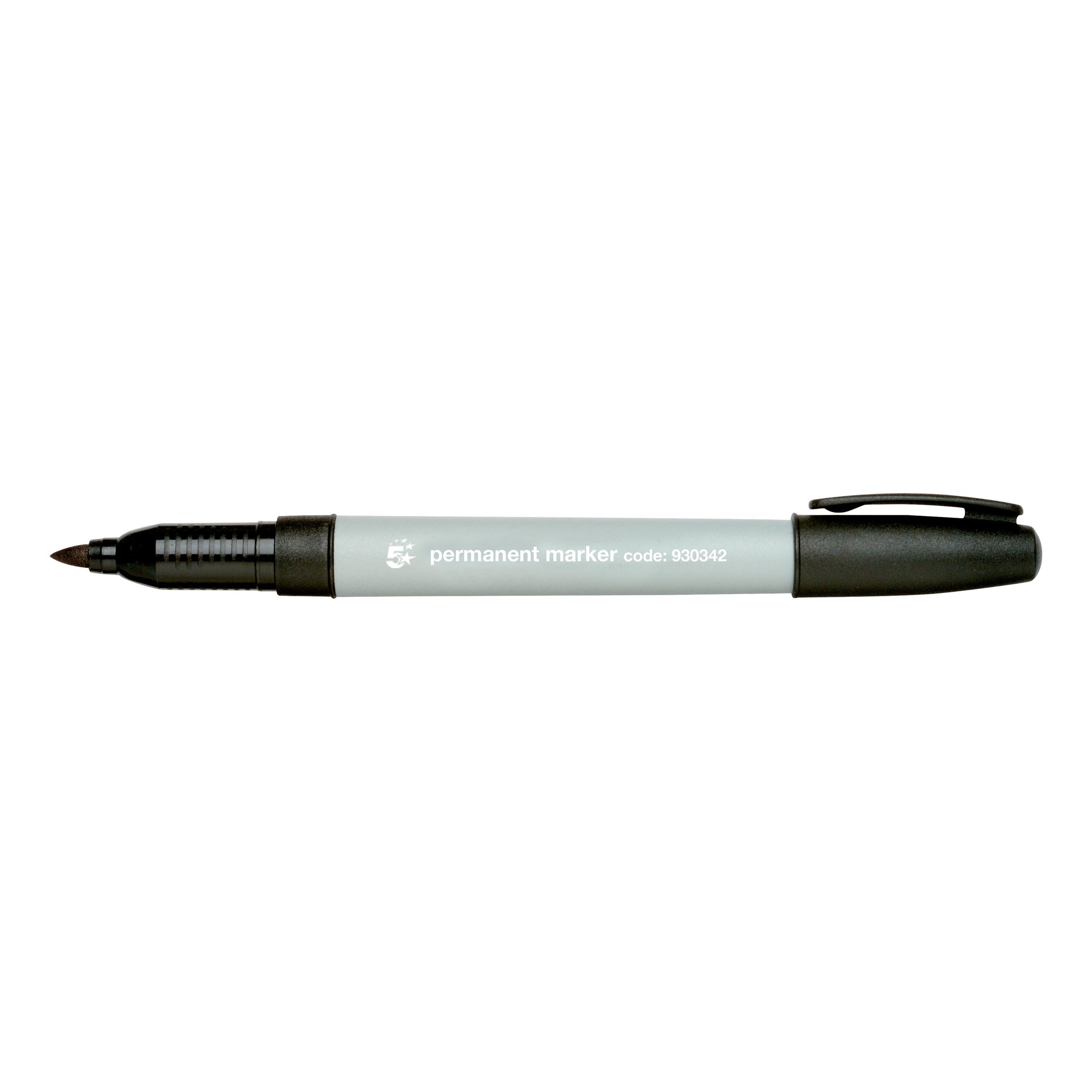 PERMANENT MARKER FINE TIP BLK PK10