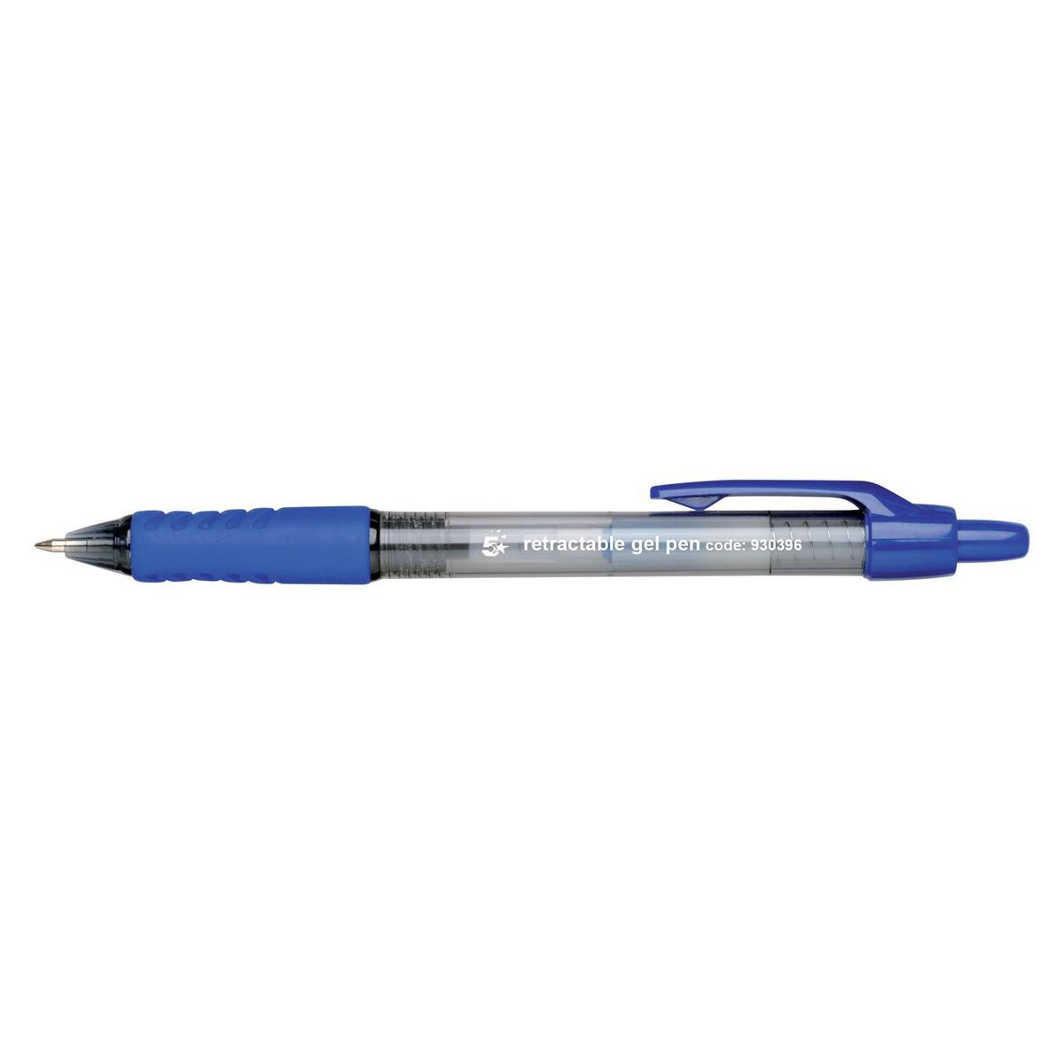 RETR GEL ROLLERBALL BLUE PK12