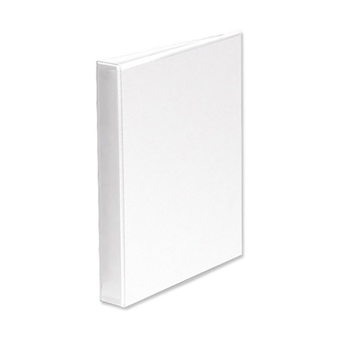 4D-RING RING BINDER A4 25MM WHT PK10