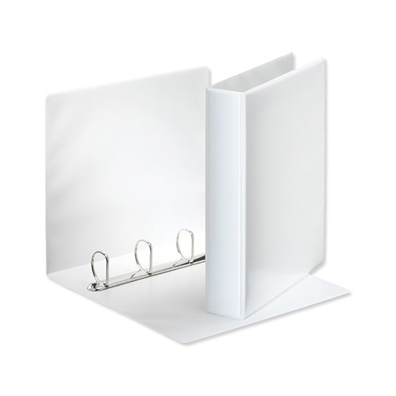 4D-RING RING BINDER A4 38MM WHT PK10