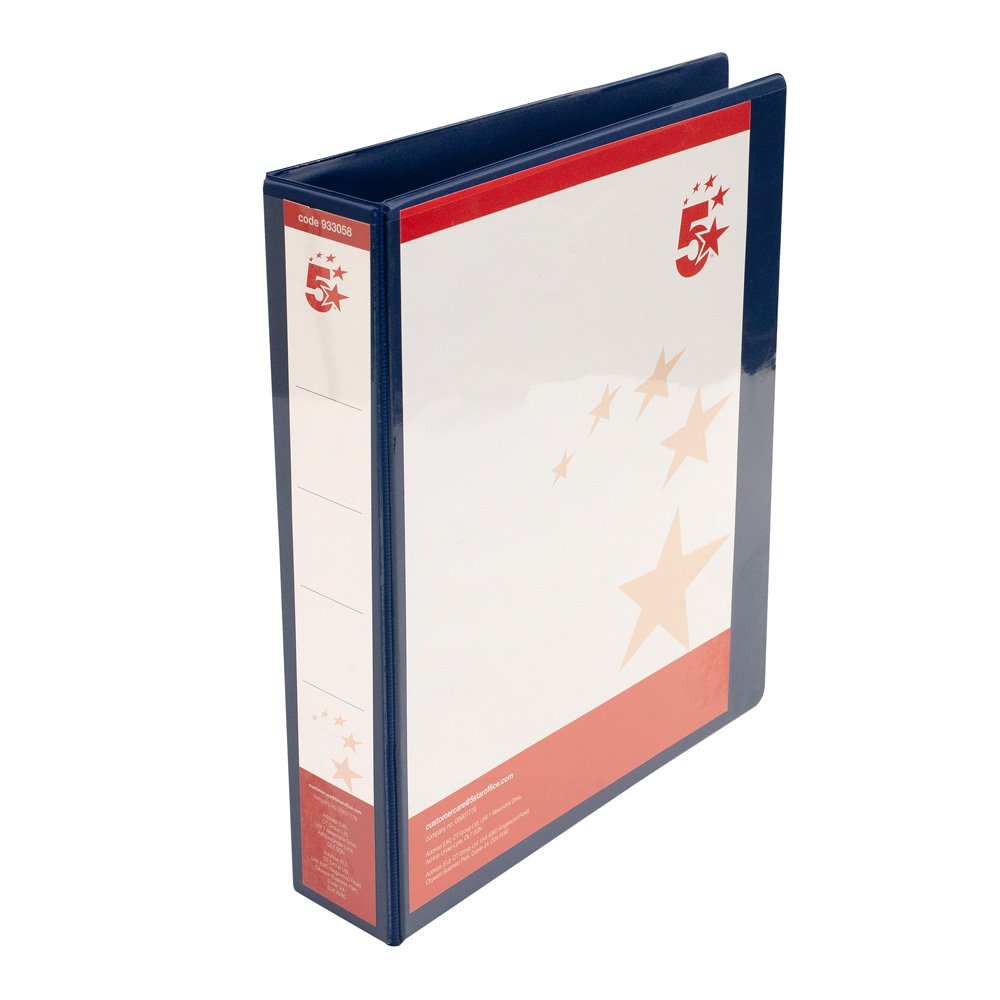 4D-RING RING BINDER A4 38MM BLU PK10