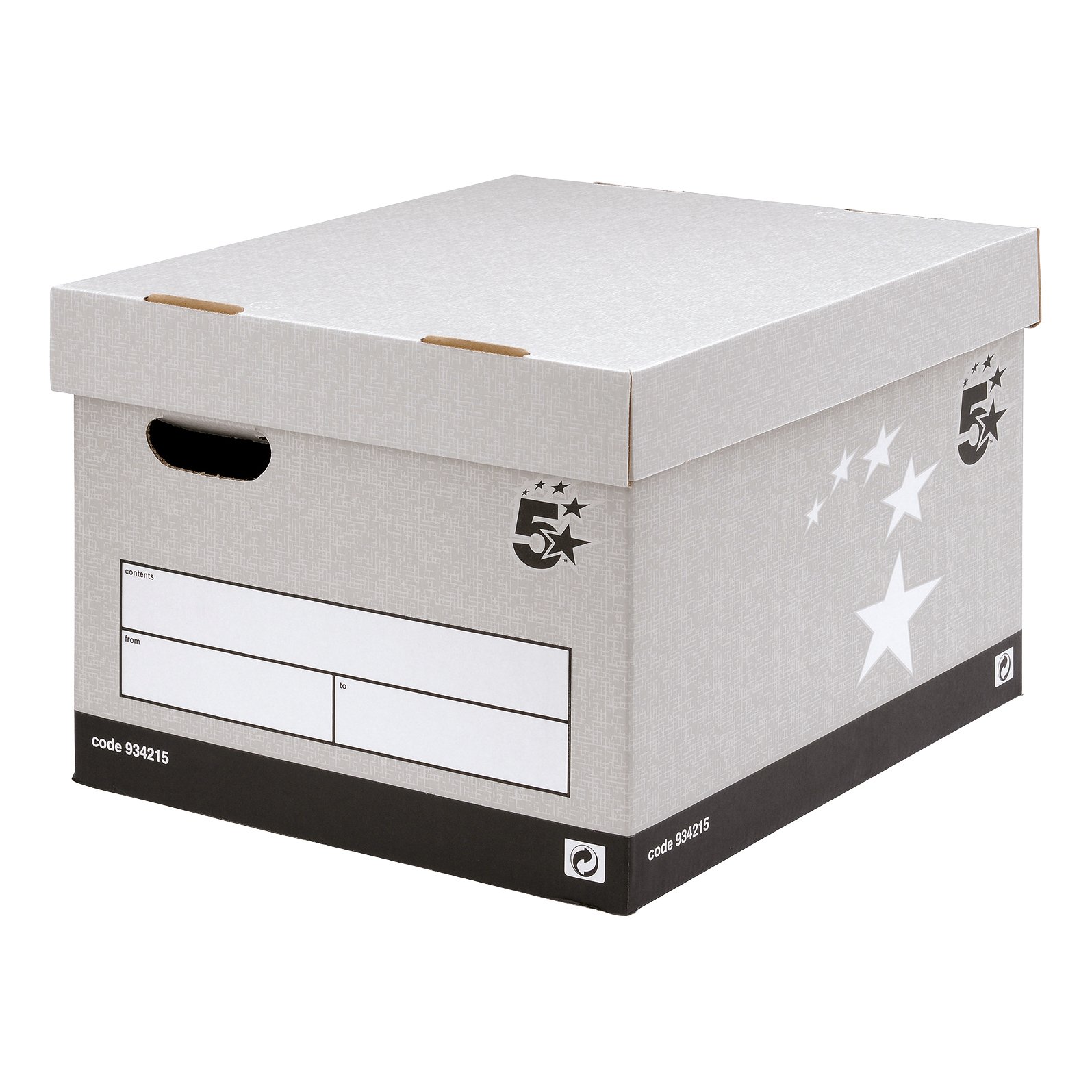 STORAGE BOX EXTRA LARGE GREY PK10