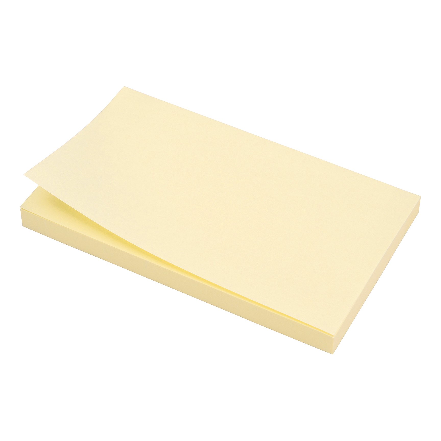 EXTRA STICKY NOTES 76X127MM YLW PK12