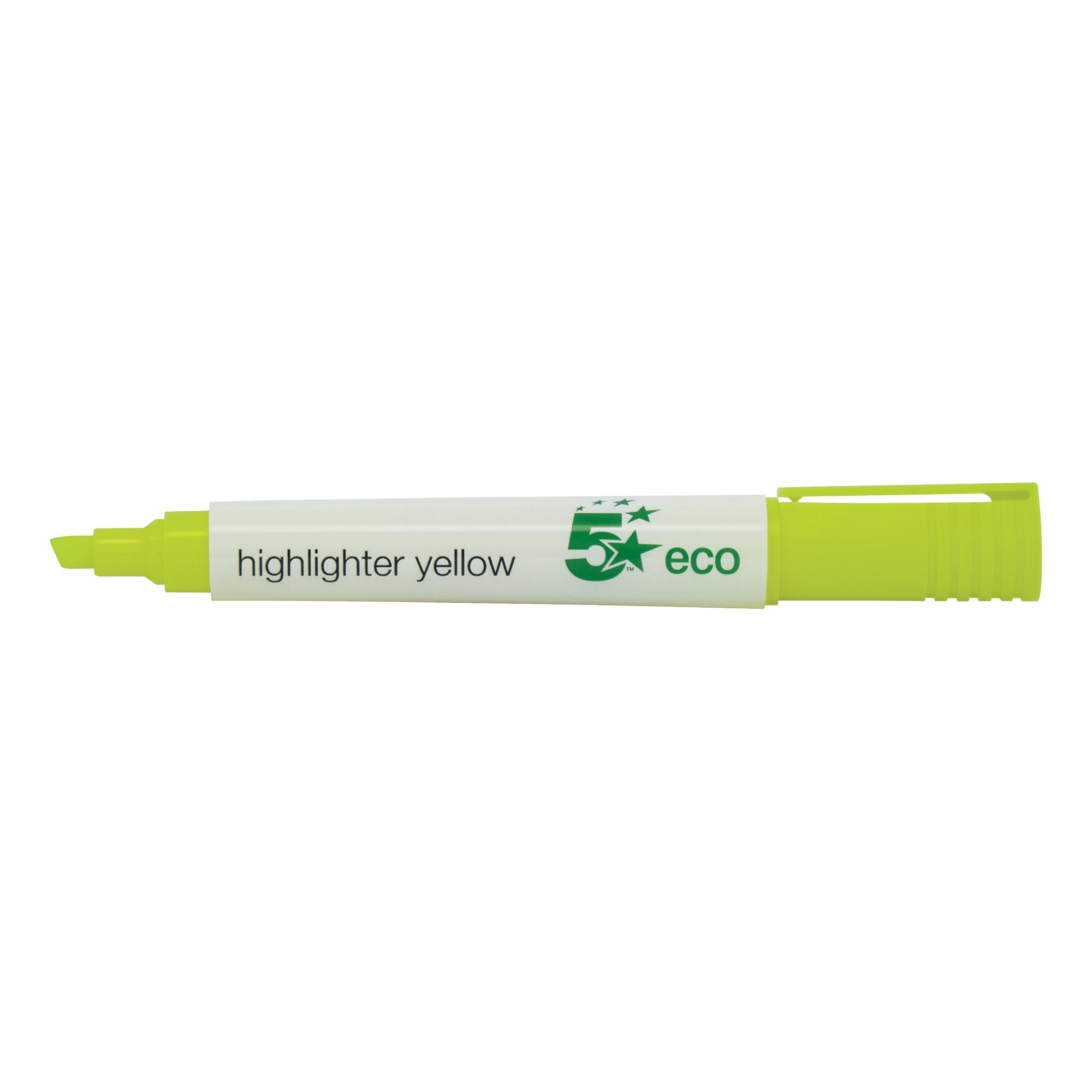HIGHLIGHTER CHISEL TIP YLW PK10