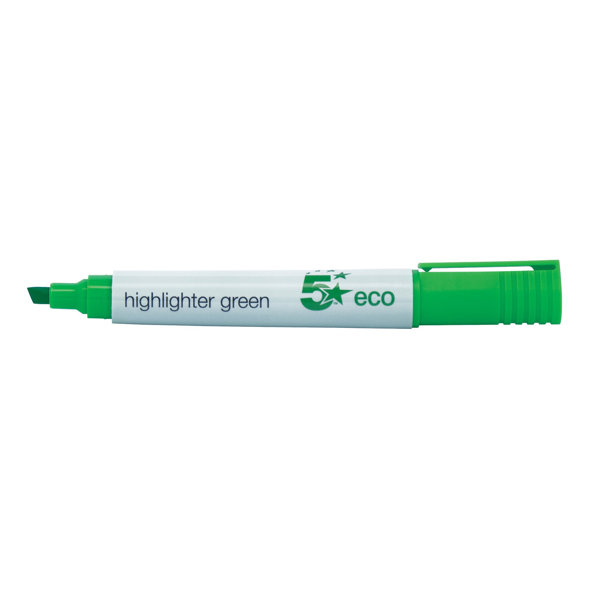 HIGHLIGHTER CHISEL TIP GRN PK10