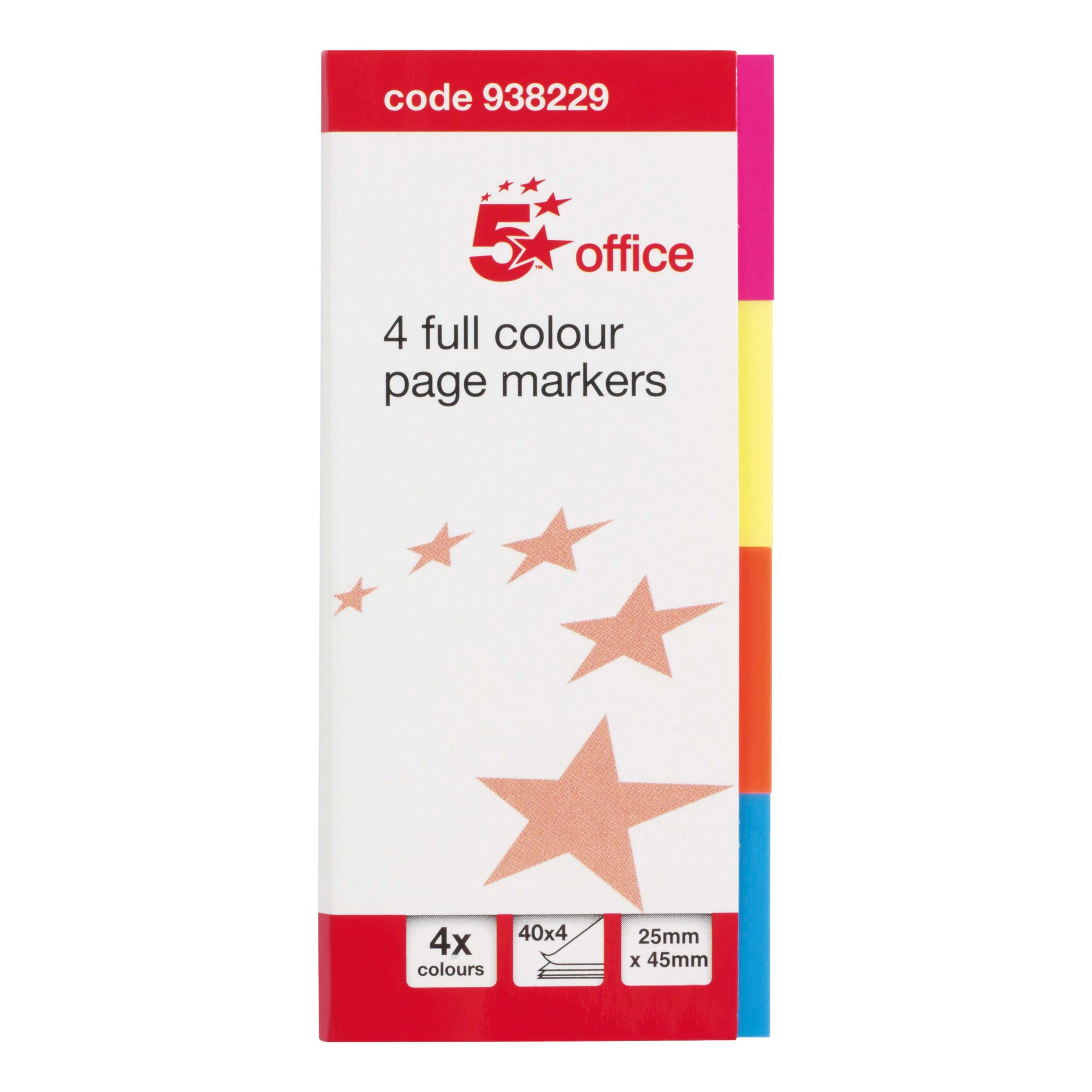 INDEX PAGE MARKER FLAG 40 FLAGS/COL