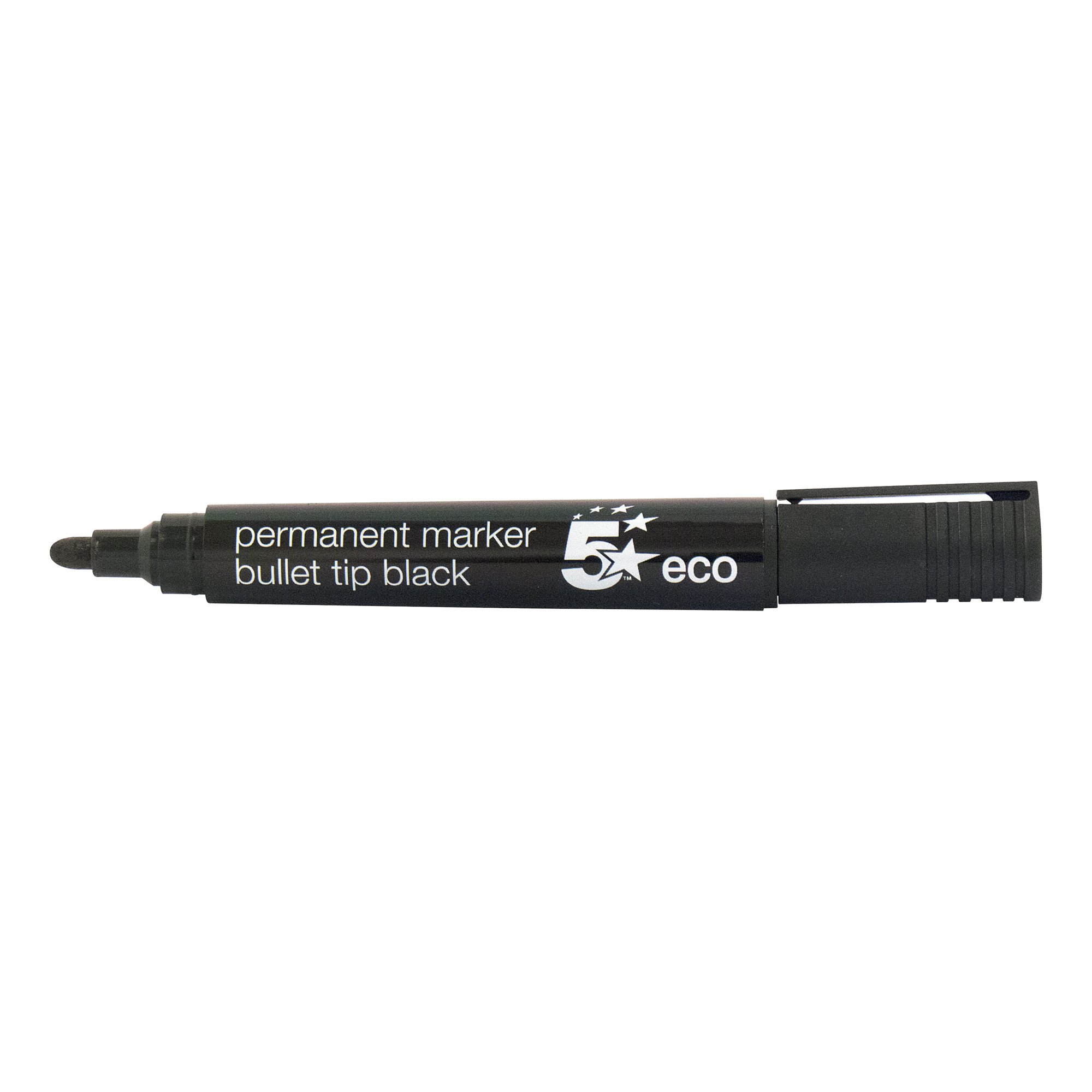 PERMANENT MARKER BULLET TIP BLK PK10