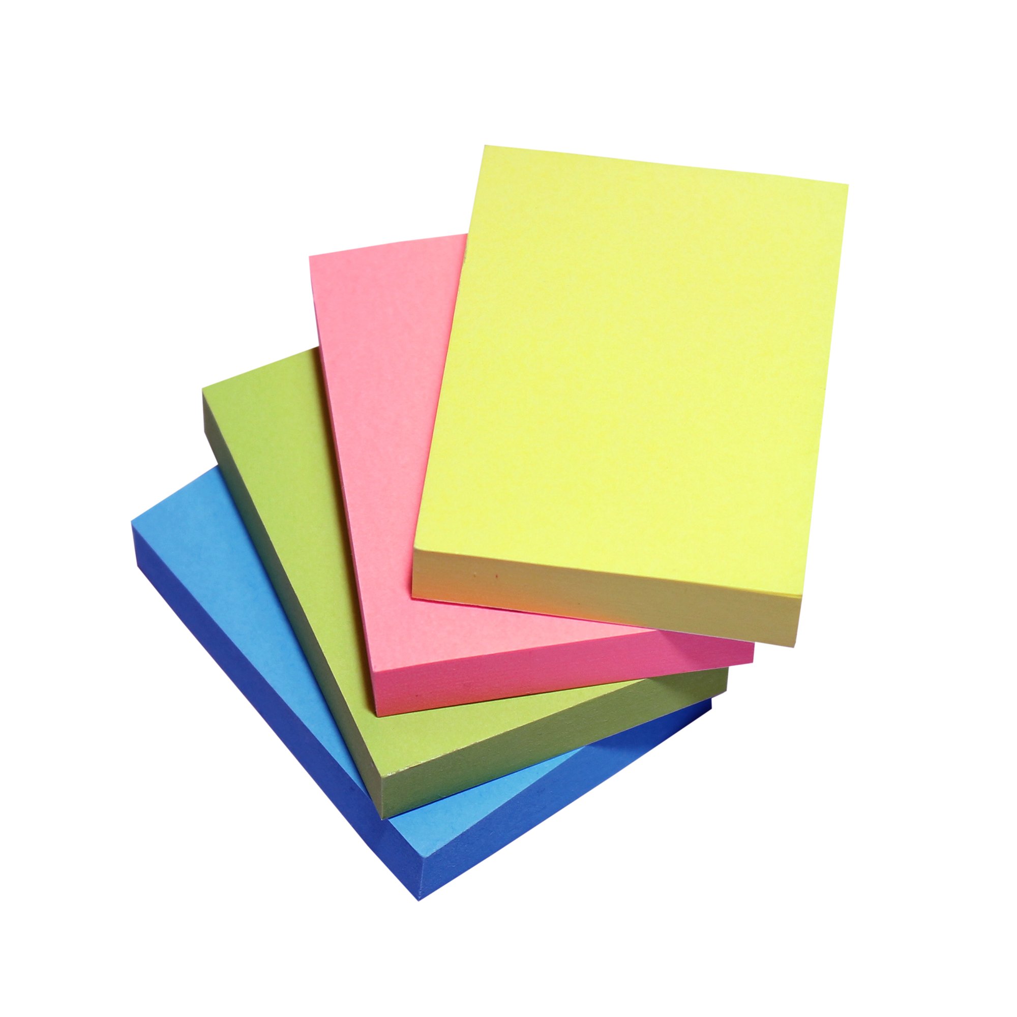 STICKY NOTE REPB AST NEON PK12