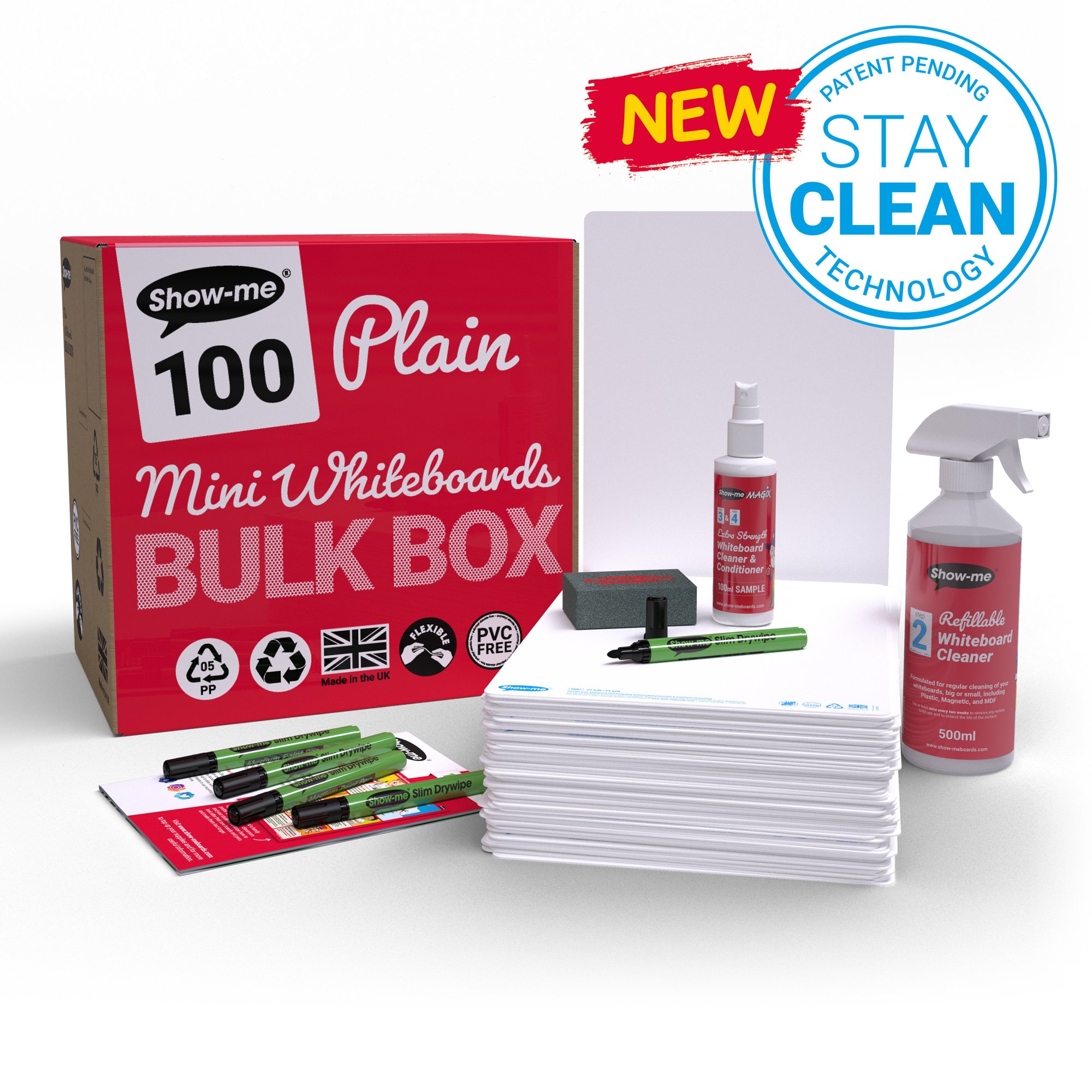 SHOW-ME PLAIN BULK BOX 100 SETS