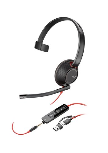 POLY BLACKWIRE 5210 USB-C/A HSET
