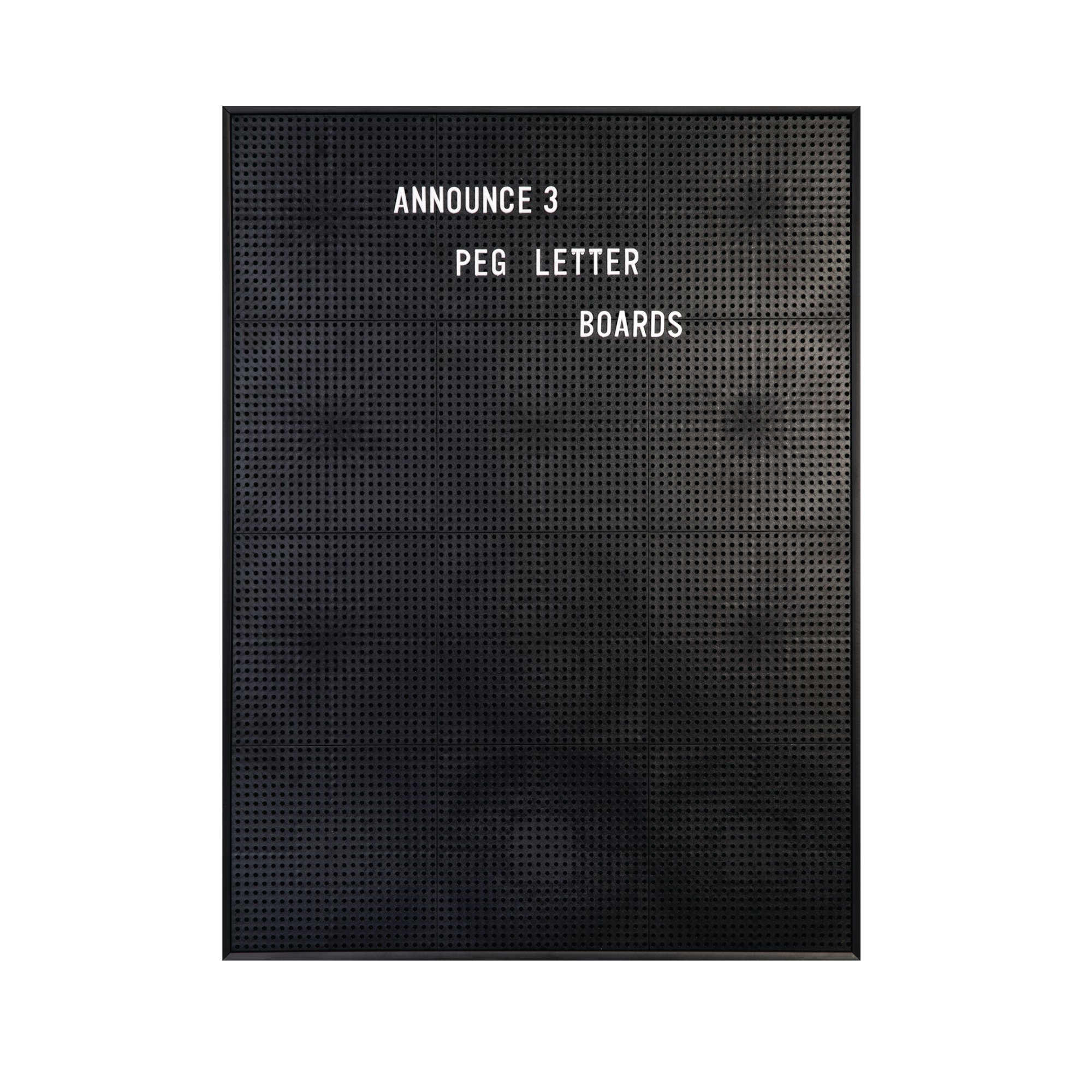 ANNOUNCE PEG LETTER BOARD 463X615MM