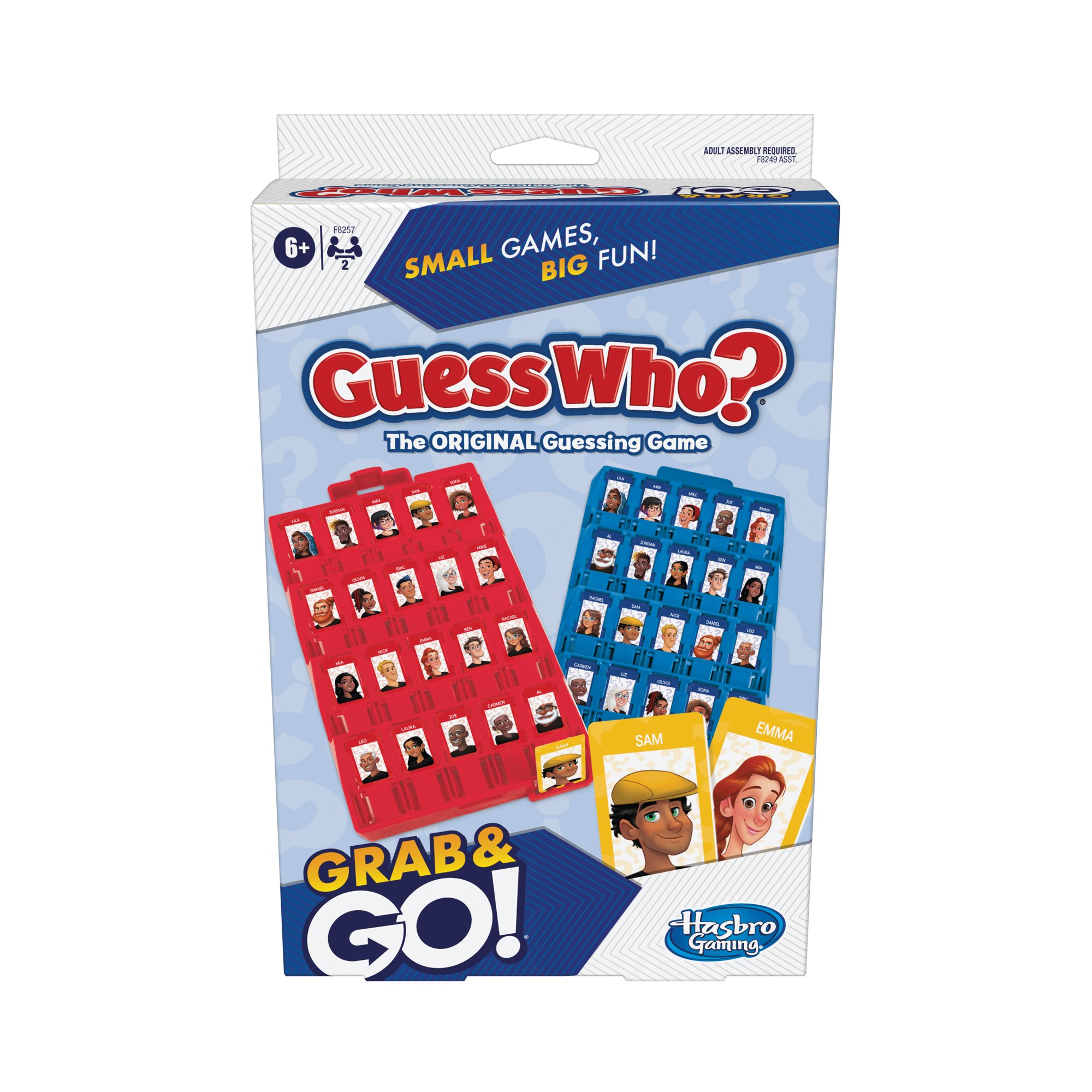 GUESS WHO GRAB AND GO PORTABLE GAME