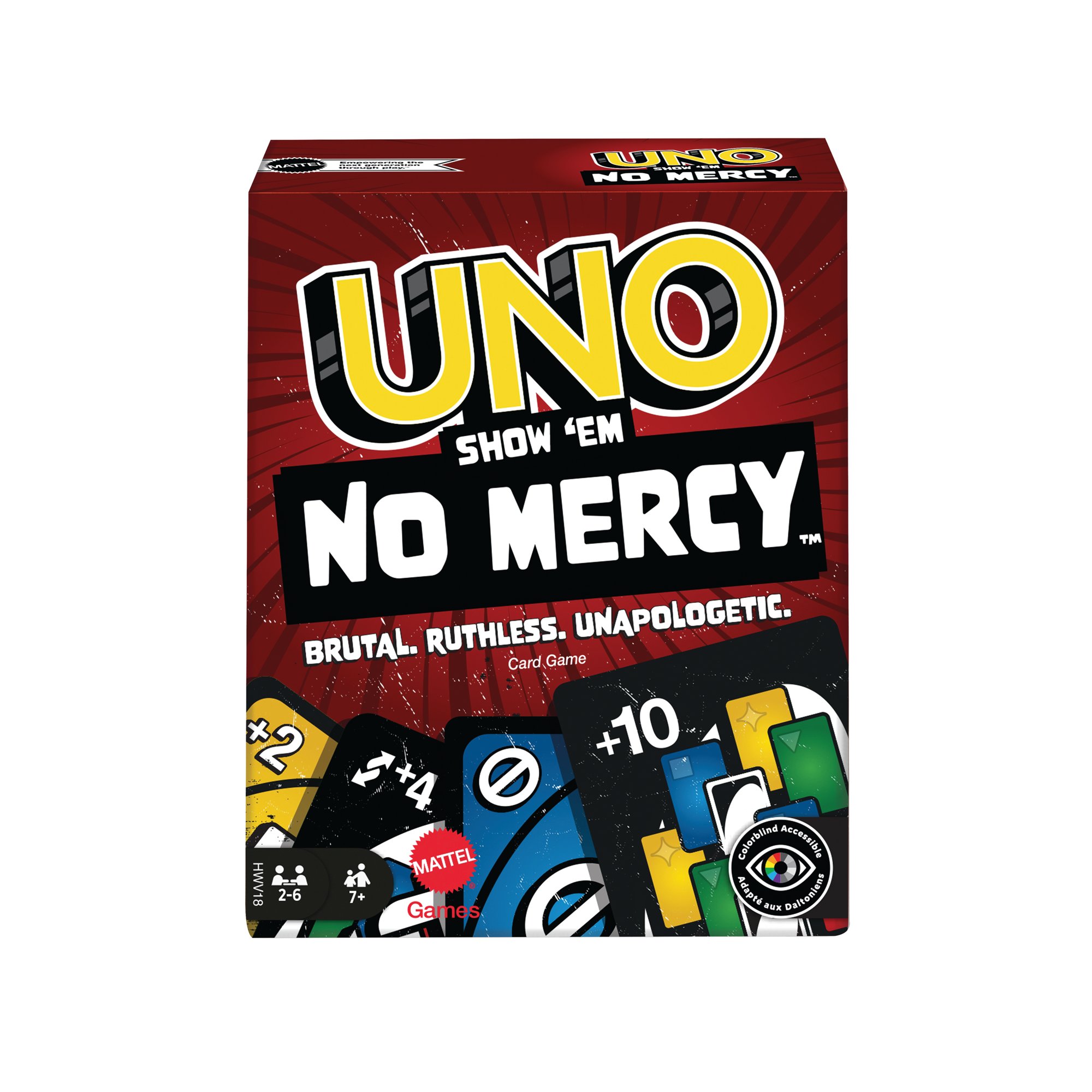 MATTEL UNO SHOW EM NO MERCY GAME