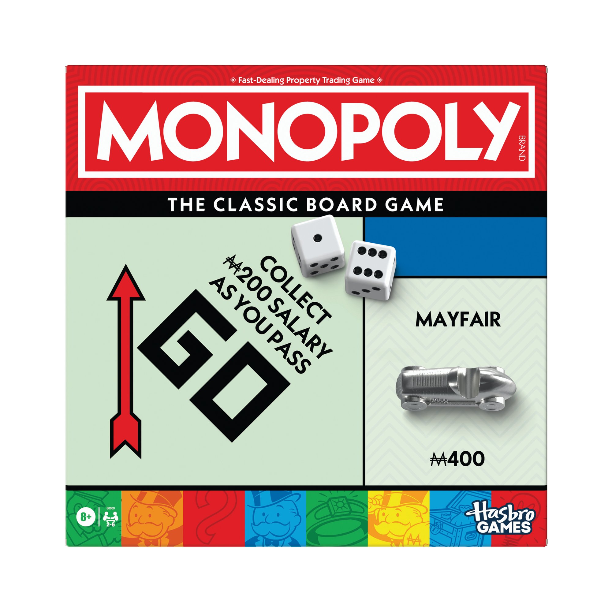 HASBRO MONOPOLY CLASSIC BOARD GAME