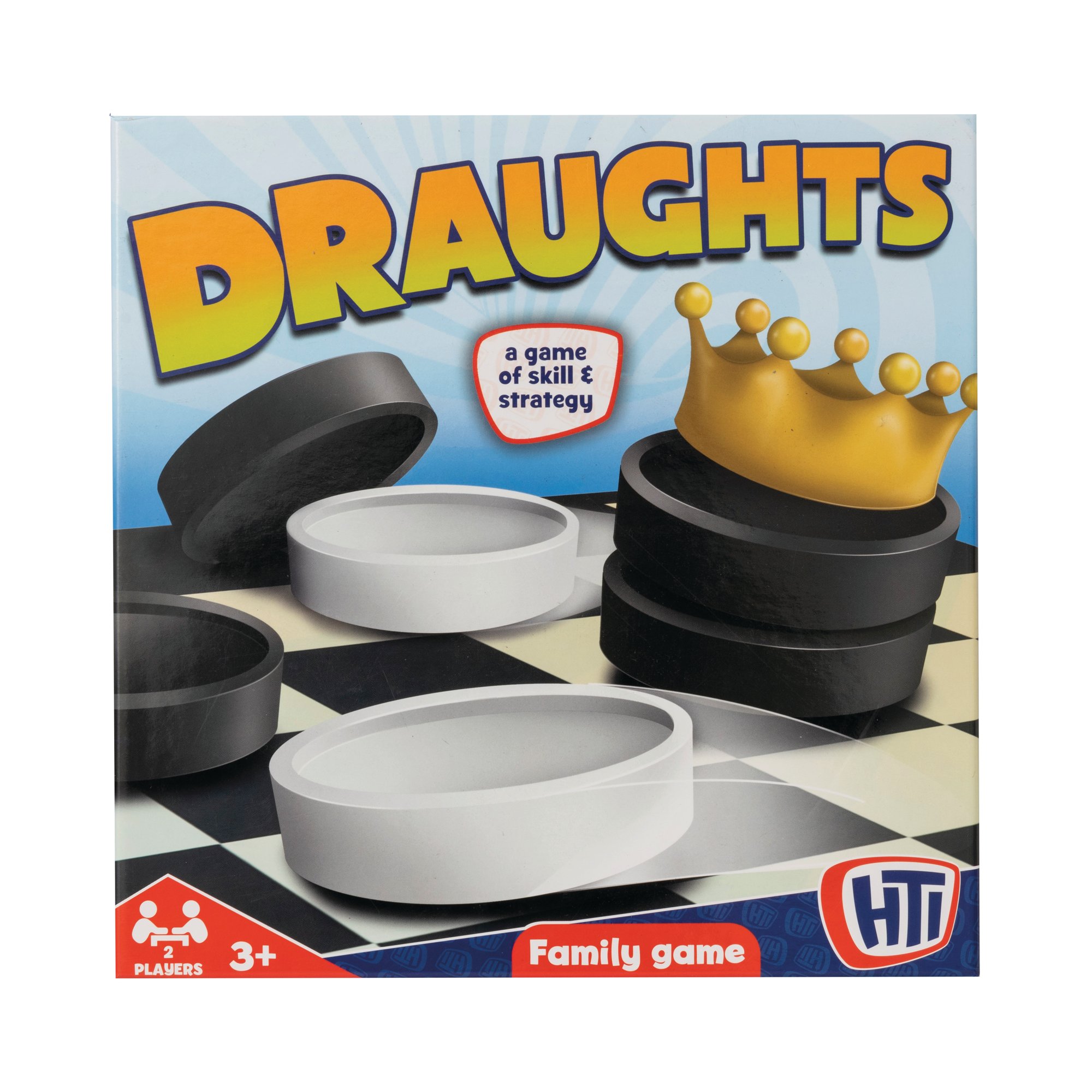 HTI DRAUGHTS TRADITIONAL BOARD GAME