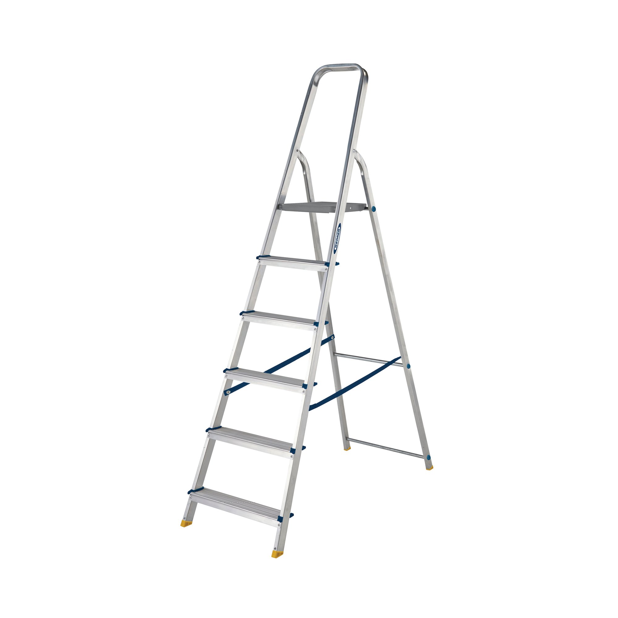 6 TREAD STEPLADDER + HIGH HANDRAIL