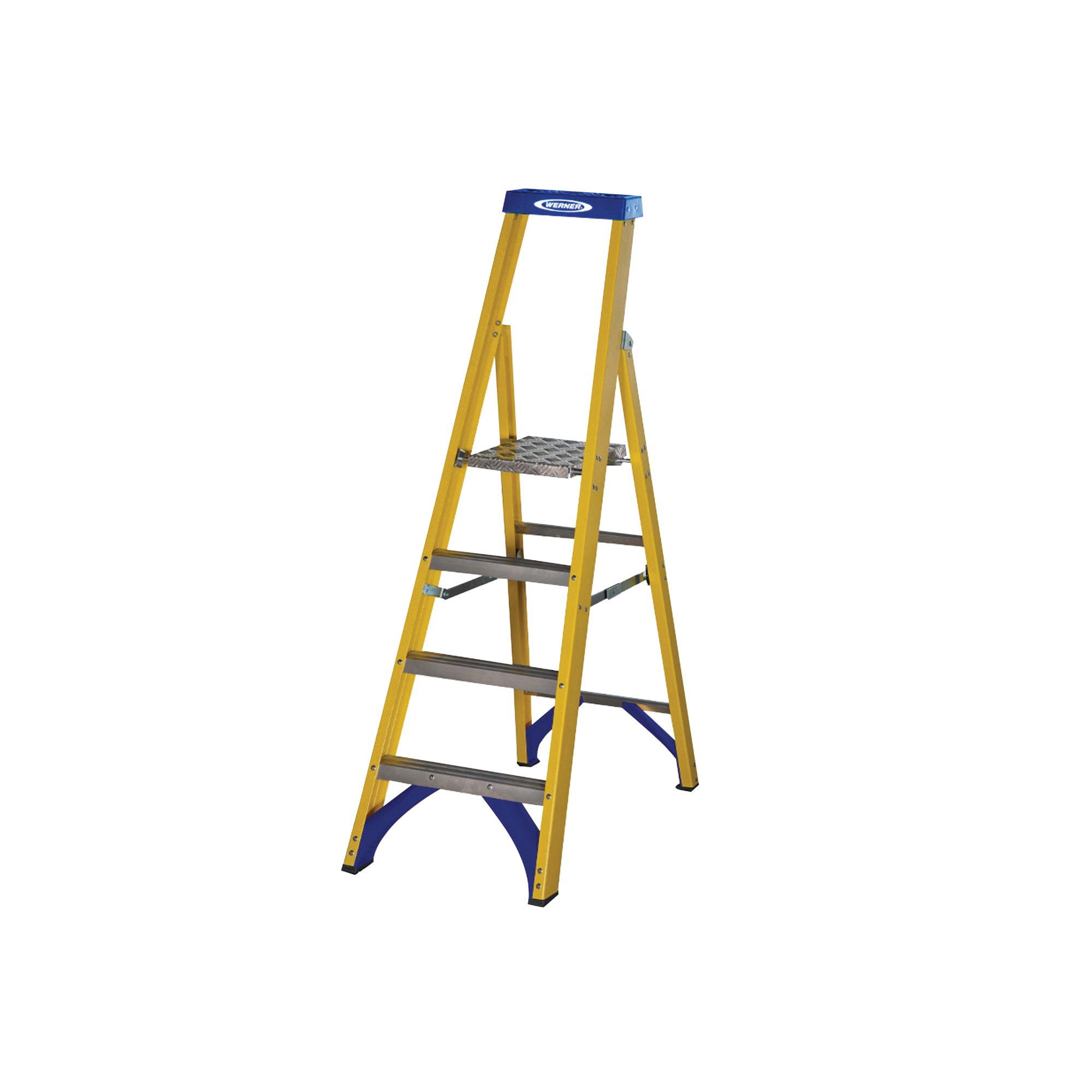 ABRU FIBREGLASS PTFM STEPLADDER 4TRD