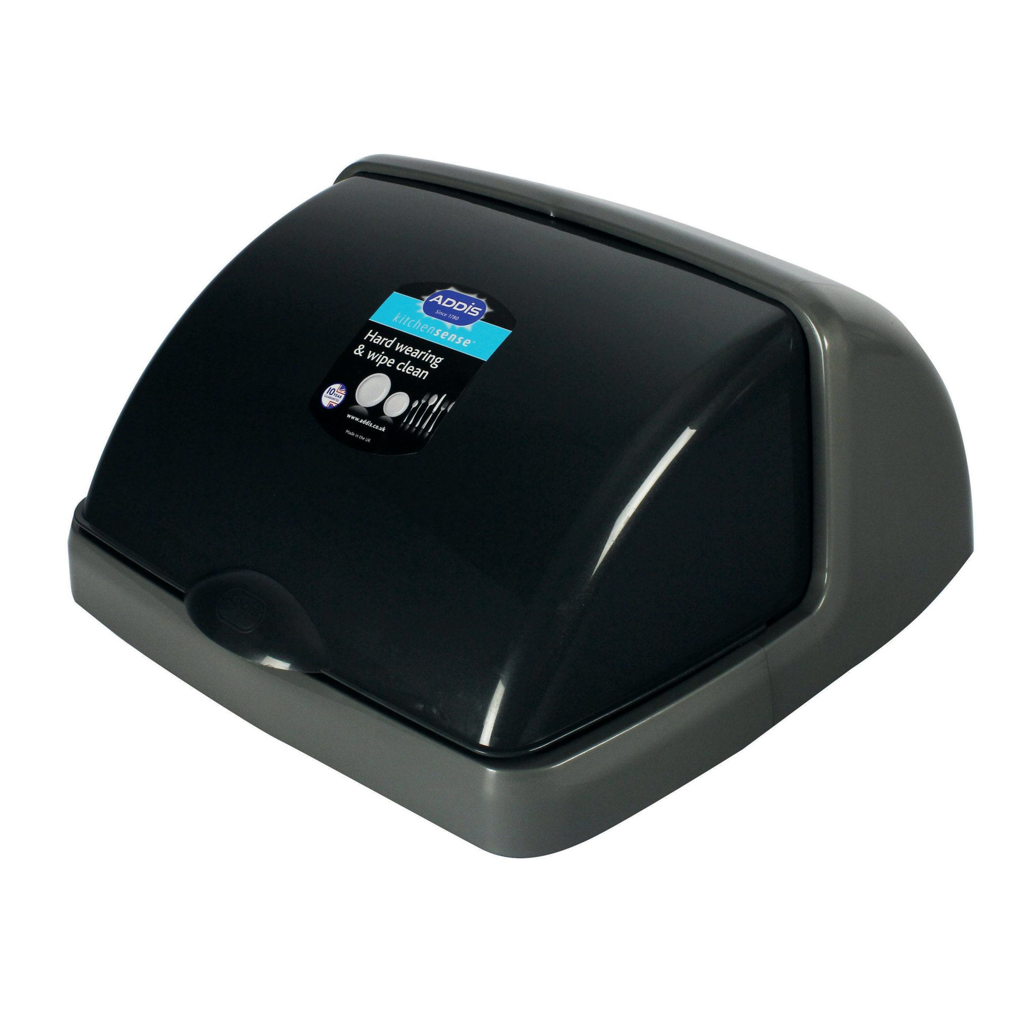 ADDIS 50L ROLLTOP BIN LID METALLIC