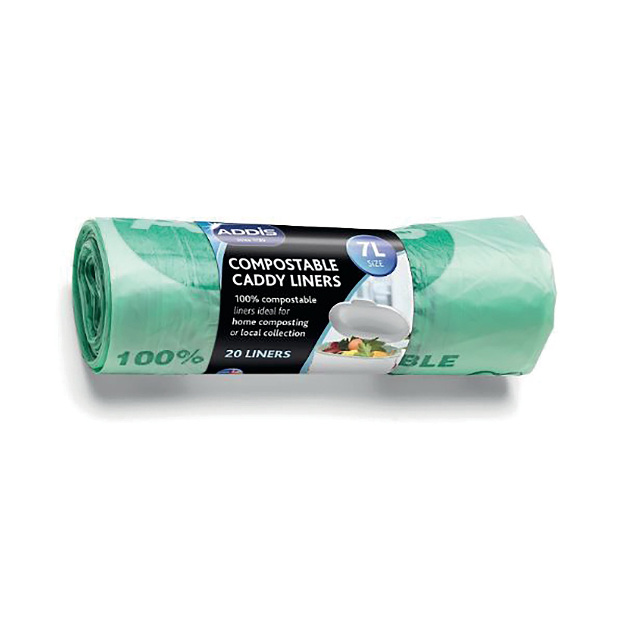 COMPOSTABLE CADDY LINERS 7L GREEN