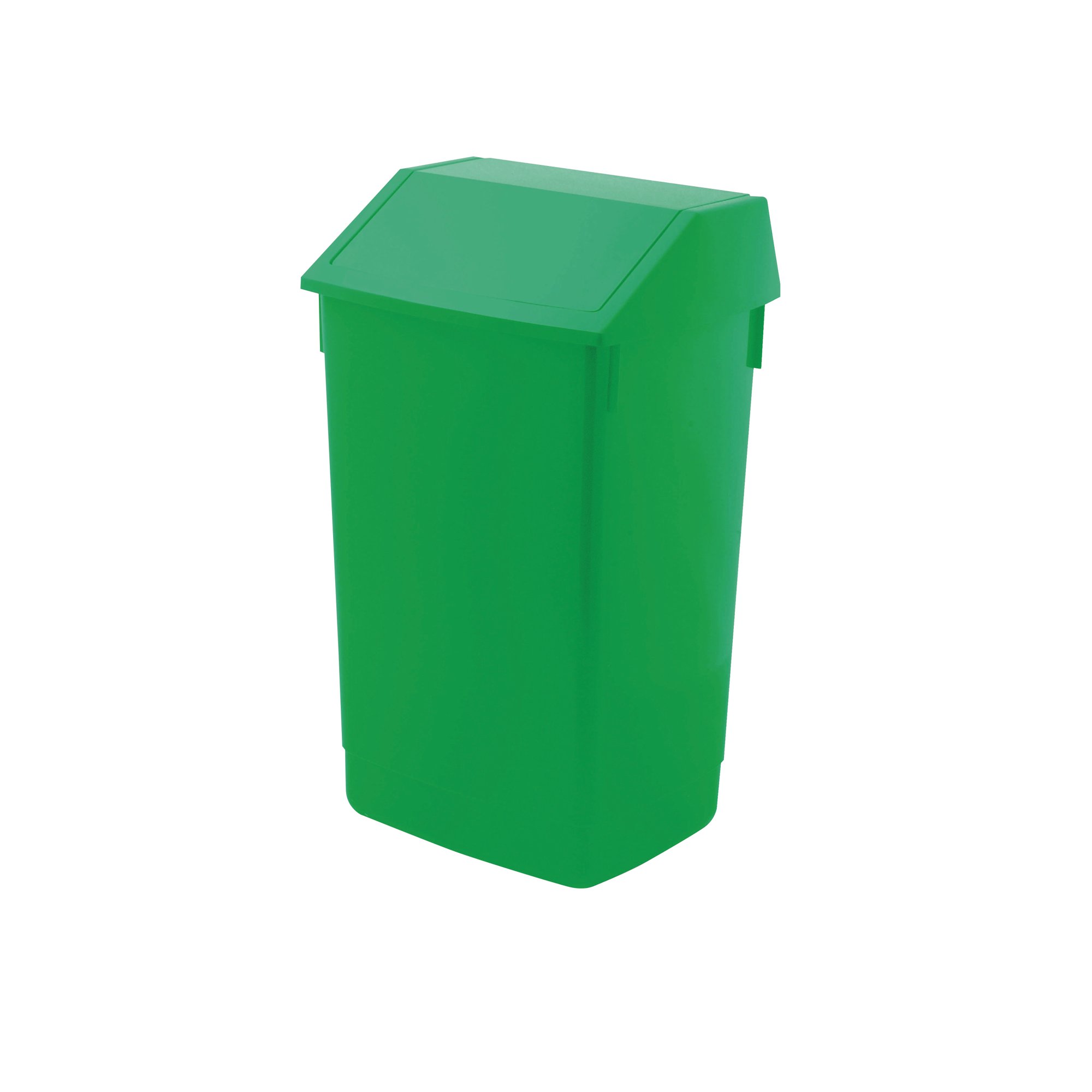 ADDIS 60L FLIP TOP RECYCLE BIN GREEN