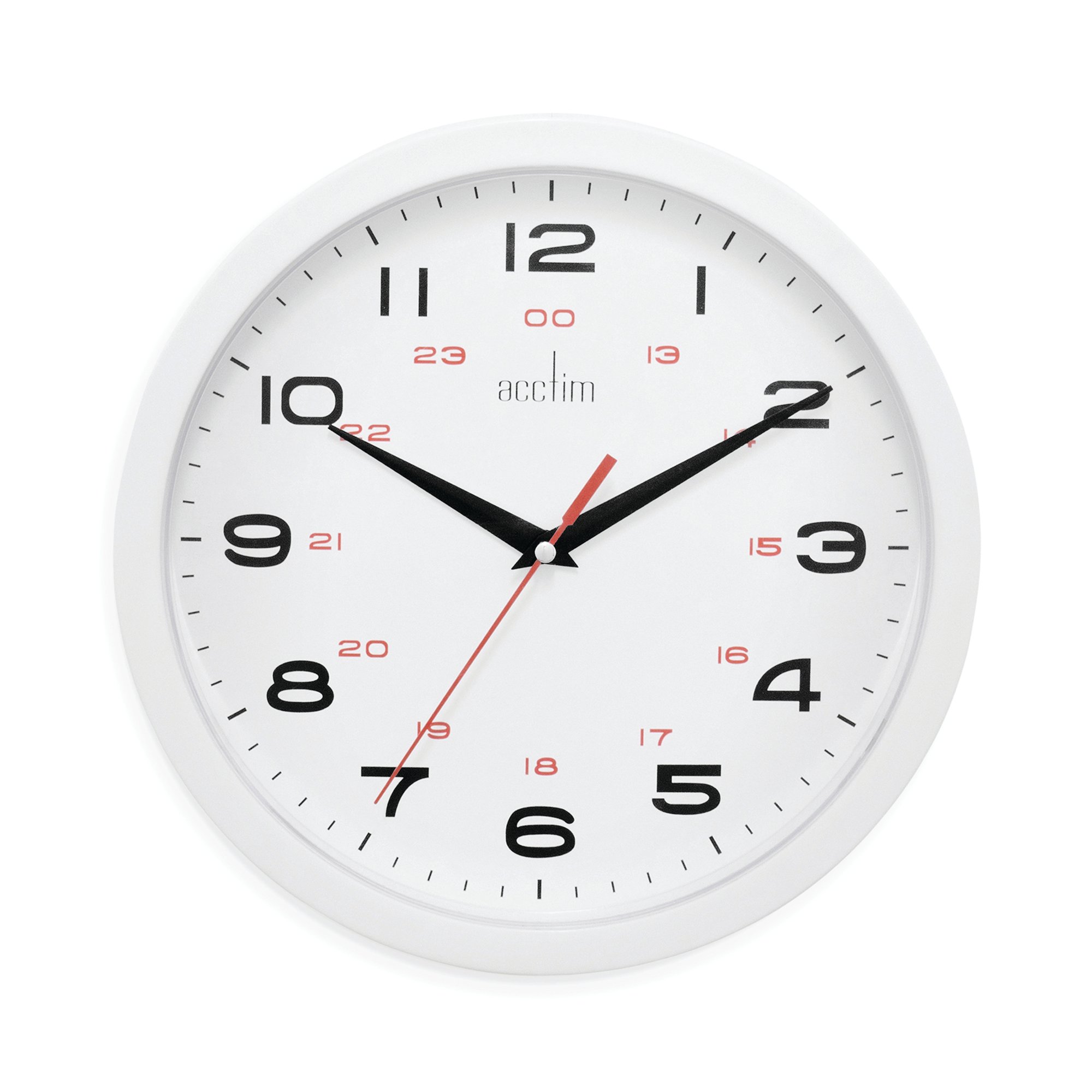 AYLESBURY CLOCK WHITE 25.5CM