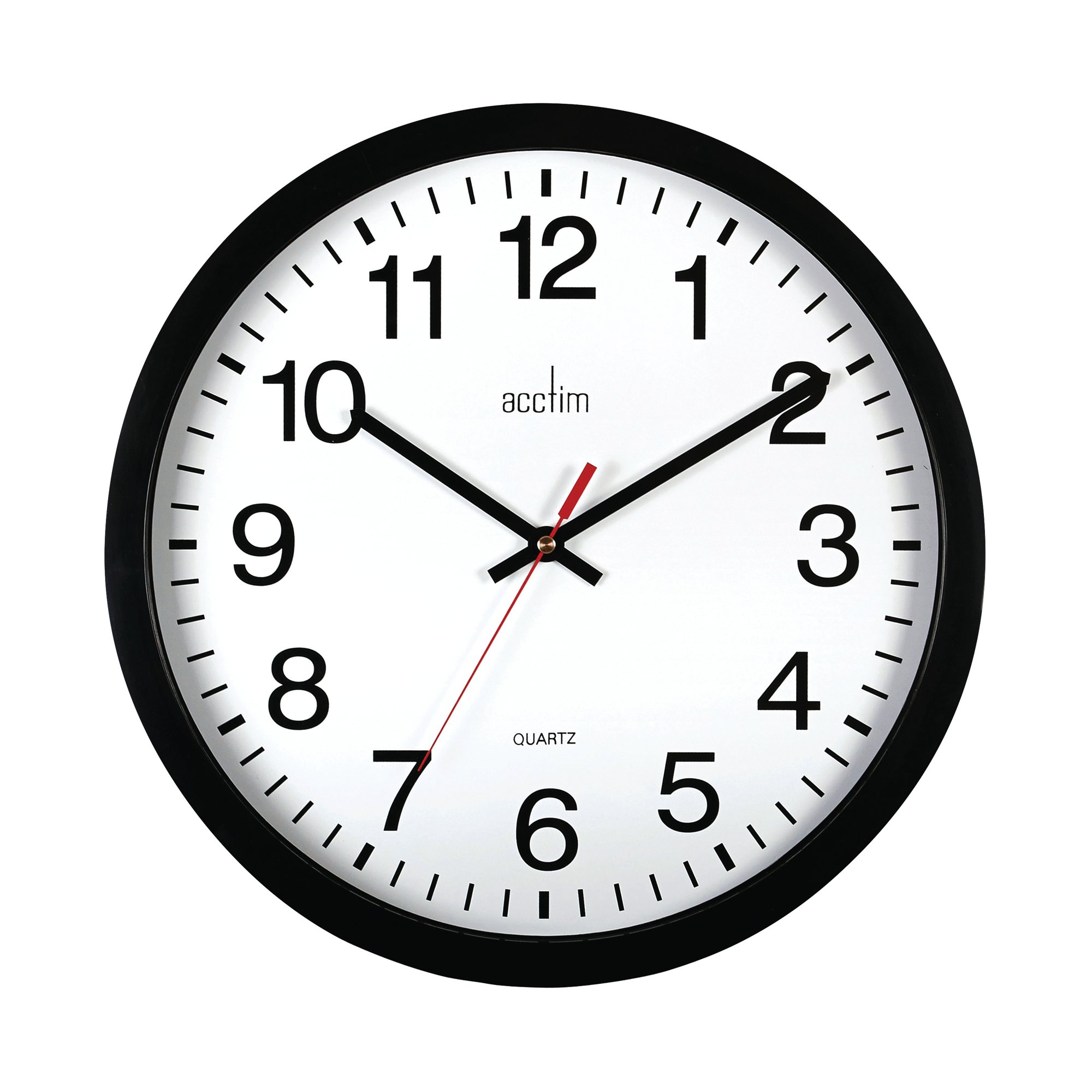 ACCTIM CONTROLLER WALL CLOCK BLK