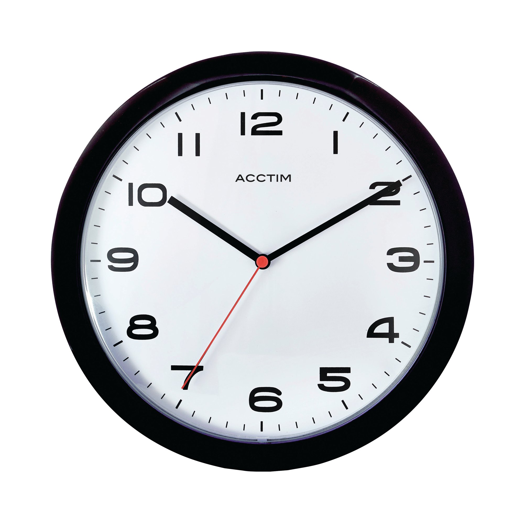 ACCTIM AYLESBURY WALL CLOCK BLK
