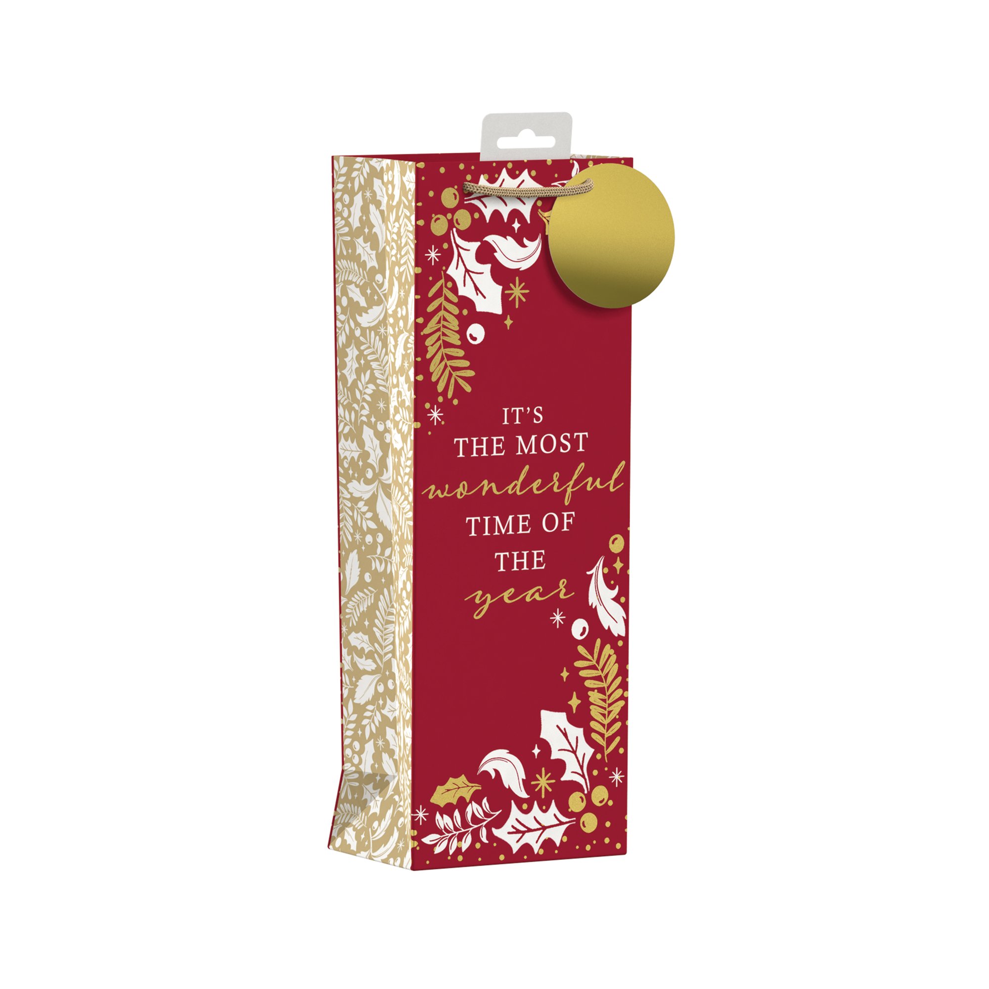 WONDERFUL TIME XMAS BOTTLE BAG PK6