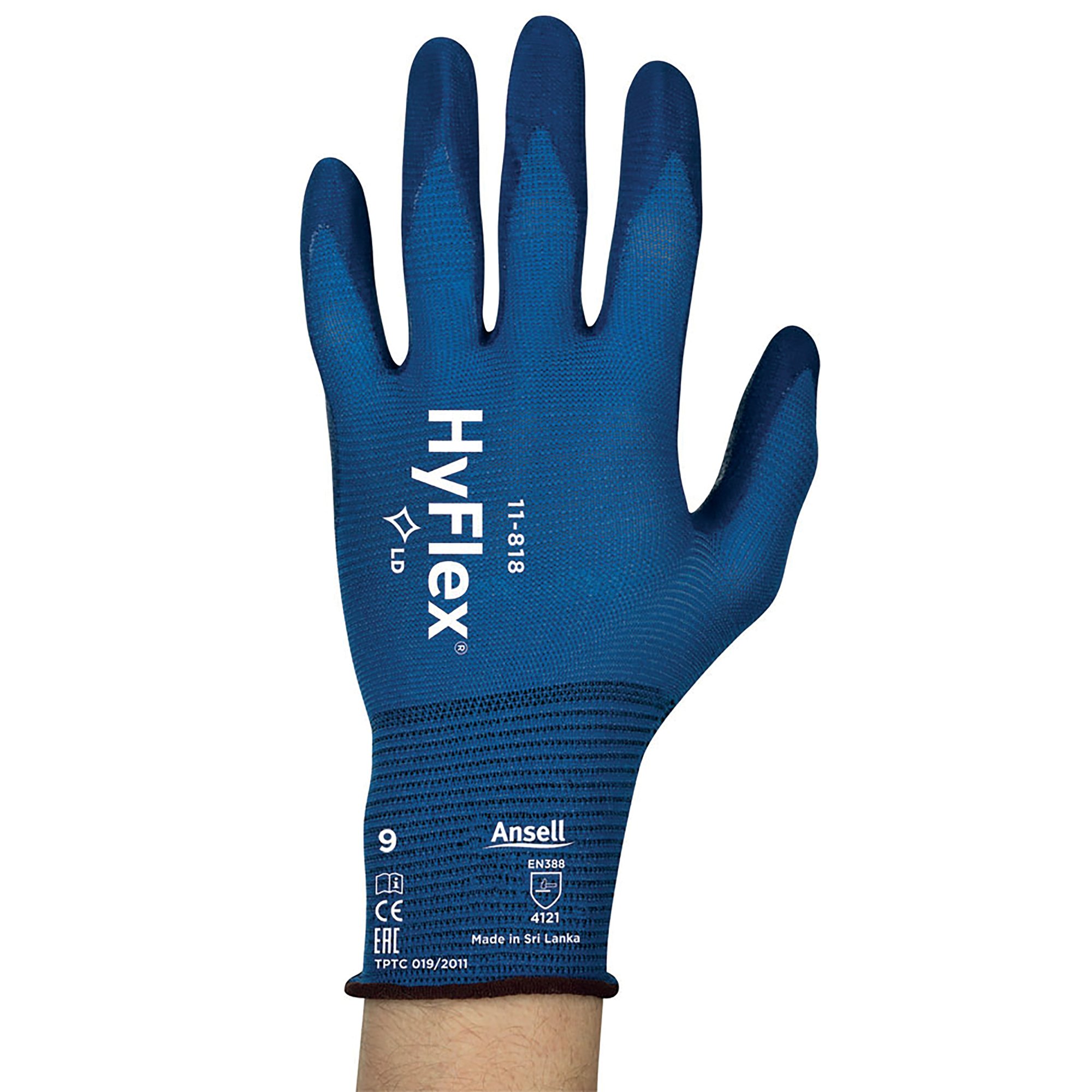 ANSELL HYFLEX GLOVES 1 PAIR BLUE XS