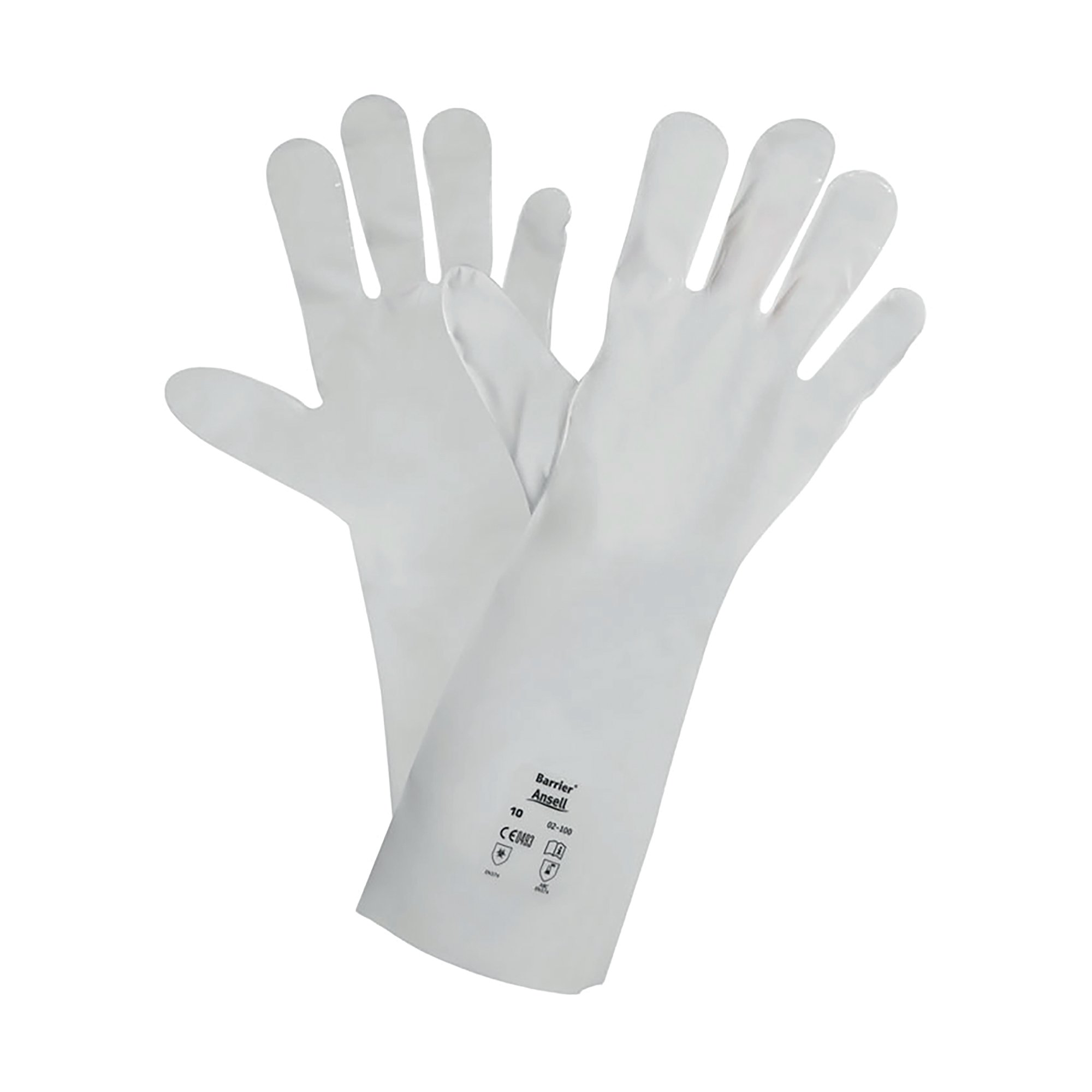 BARRIER GLOVES 1 PAIR WHITE SIZE XS
