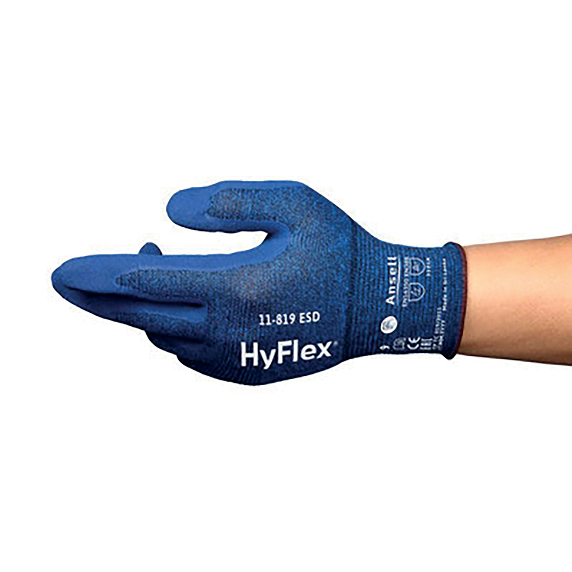HYFLEX ESD TOUCHSCREEN GLOVES S PK12