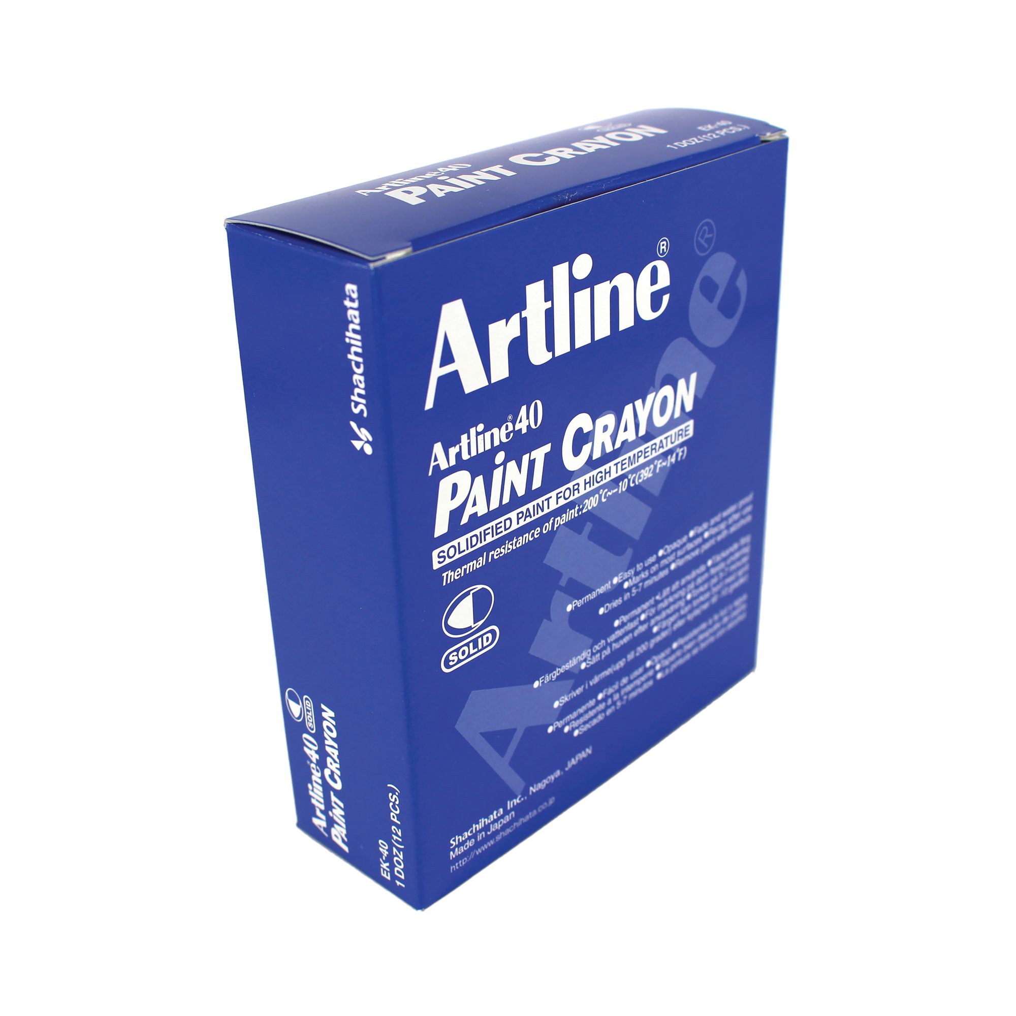 ARTLINE 40 PAINT CRAYON MKR YLW PK12