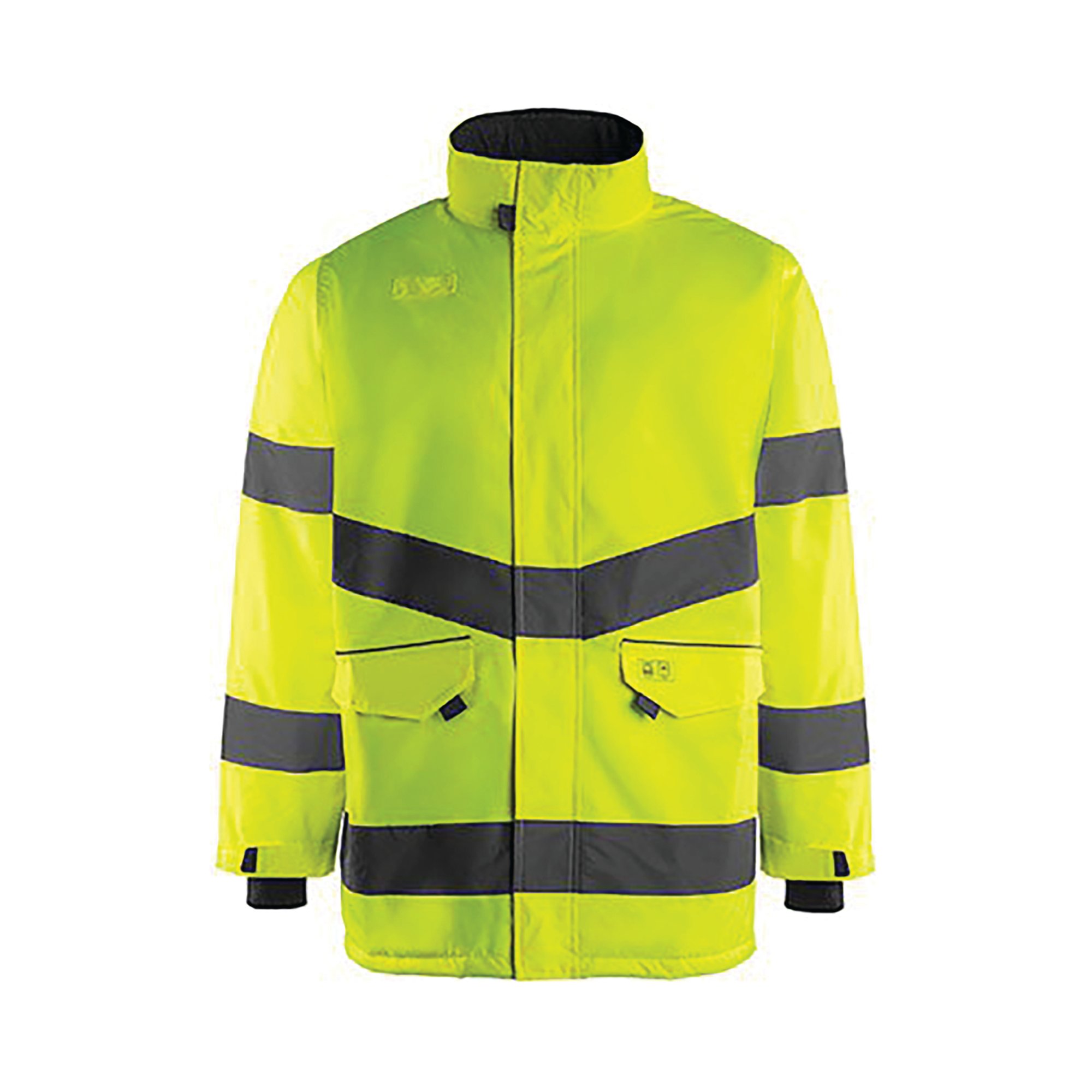 YLW WATERPROOF HI-VIS COAT 2XL