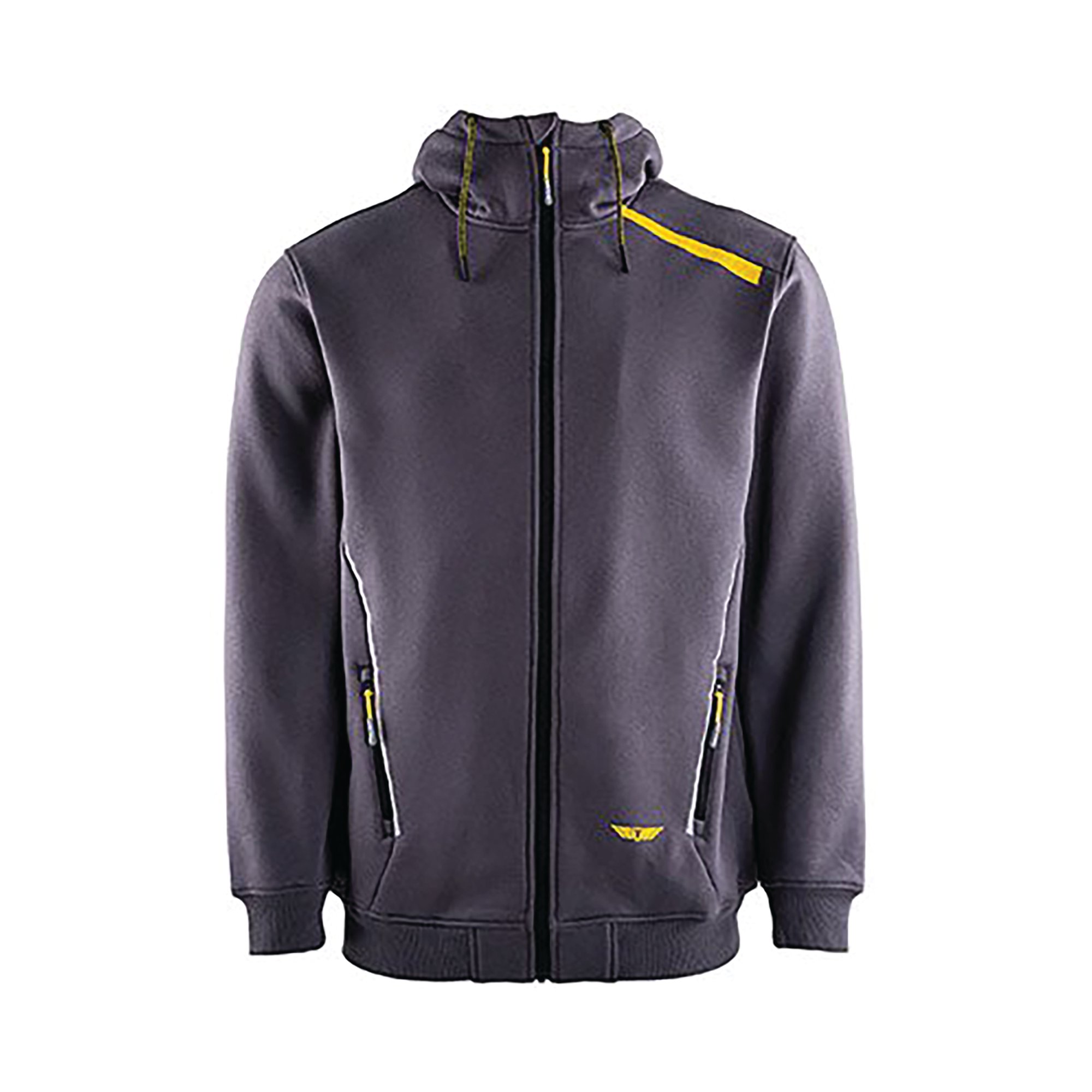 MENS GREY HOODIE 2XL