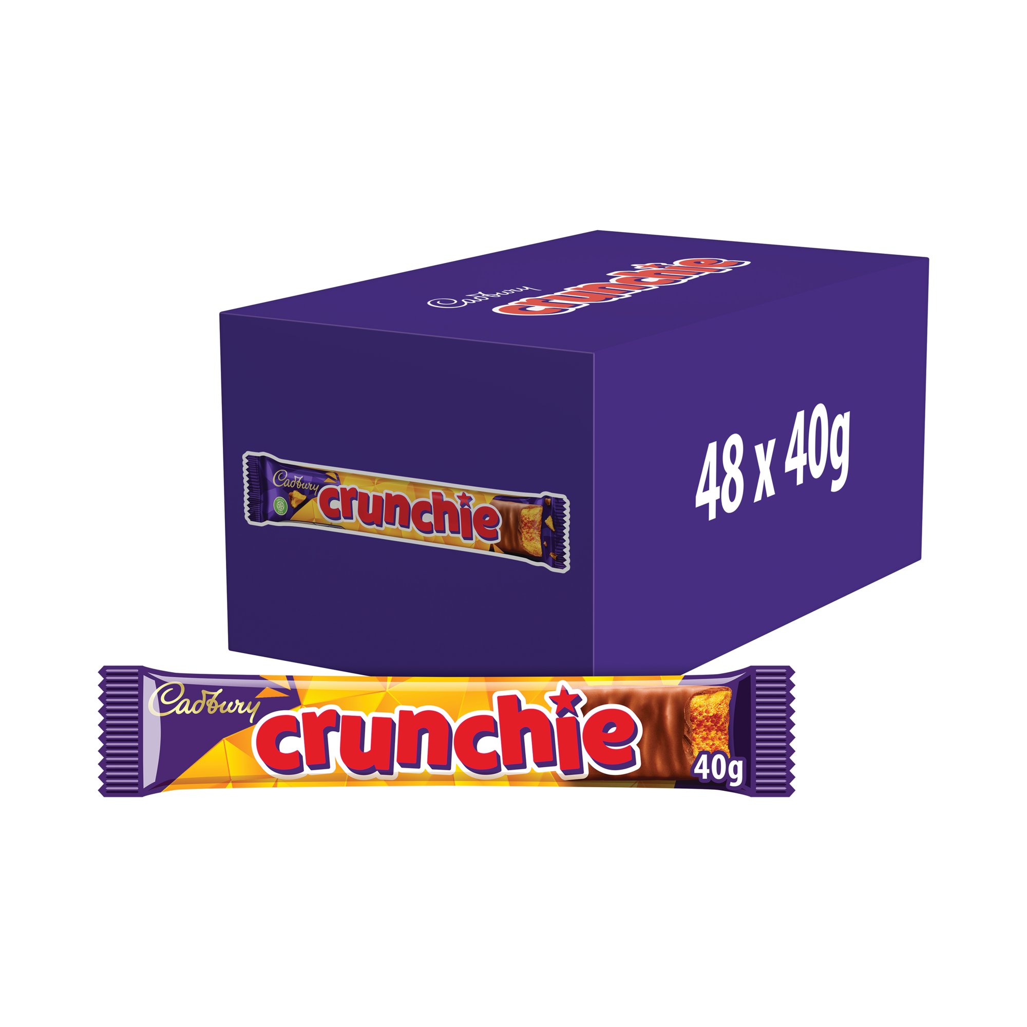 CADBURY CRUNCHIE CHOC/HNYCM 40G PK48