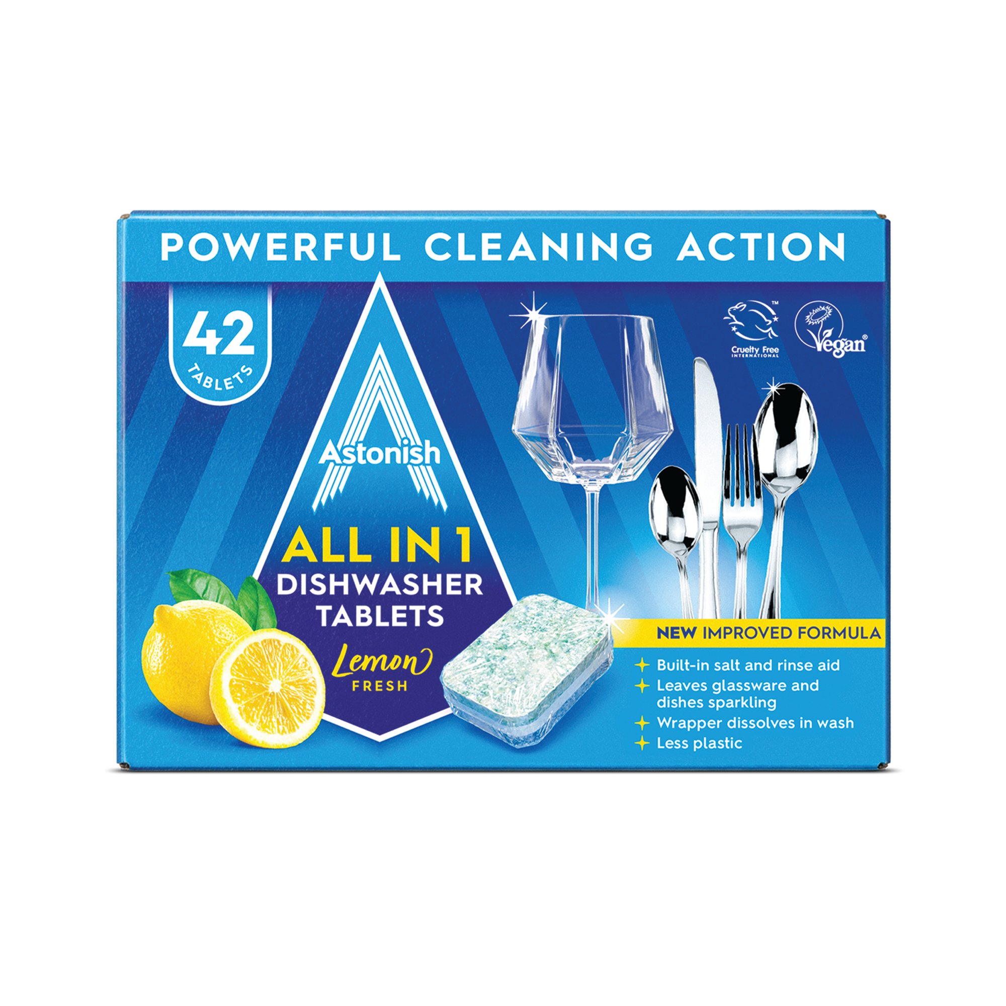 ASTONISH AIO DISHWASHER TABLETS PK42