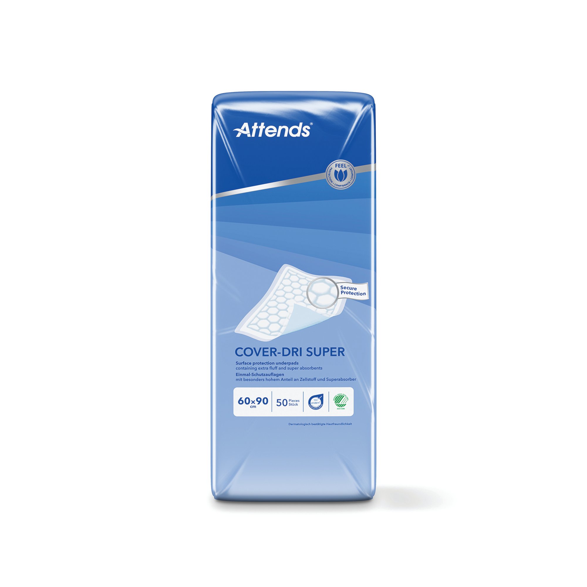 ATTENDS BED PAD 600X900SUP X4 PK50