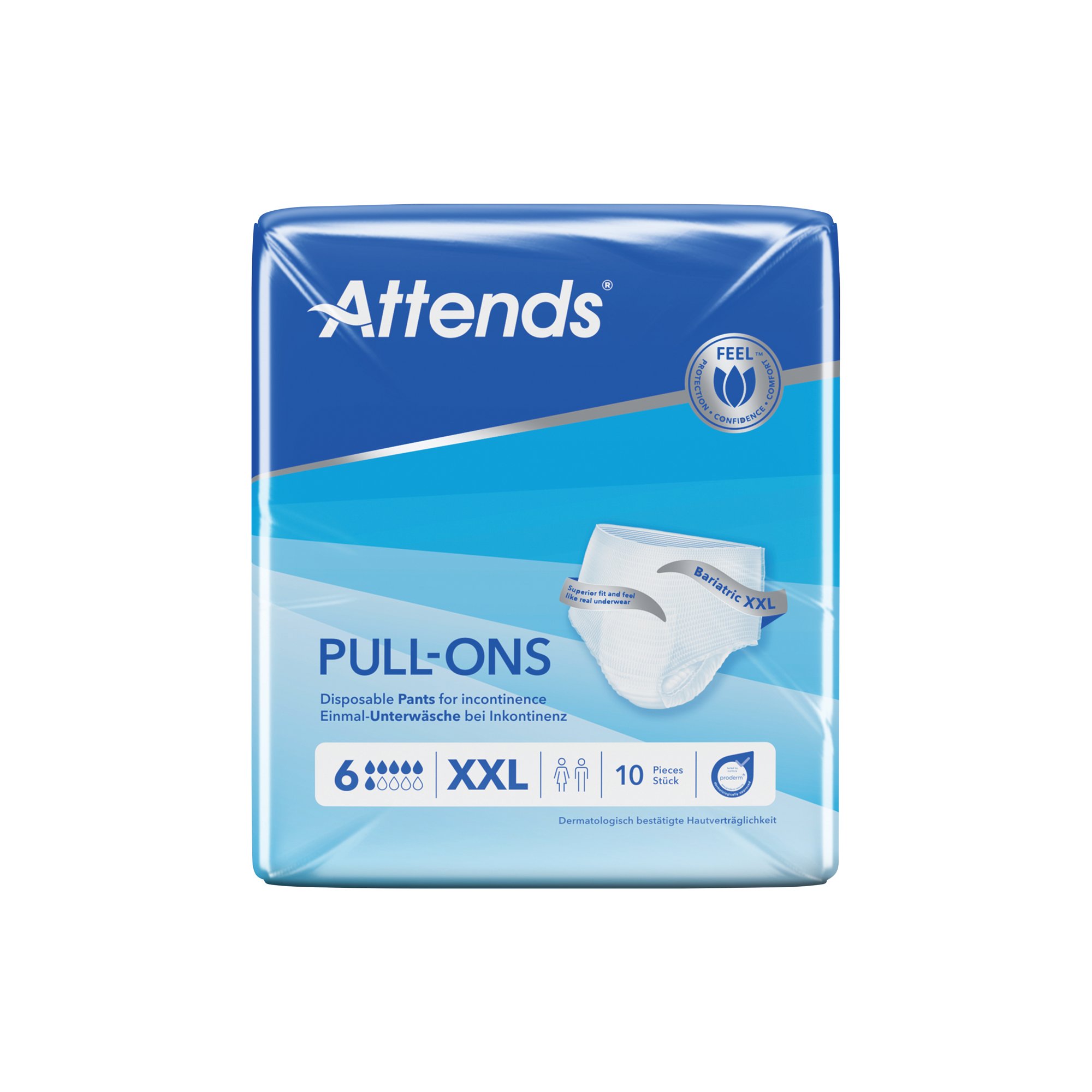 ATTENDS PULLONS PANT SZ 6XXL X4 PK10