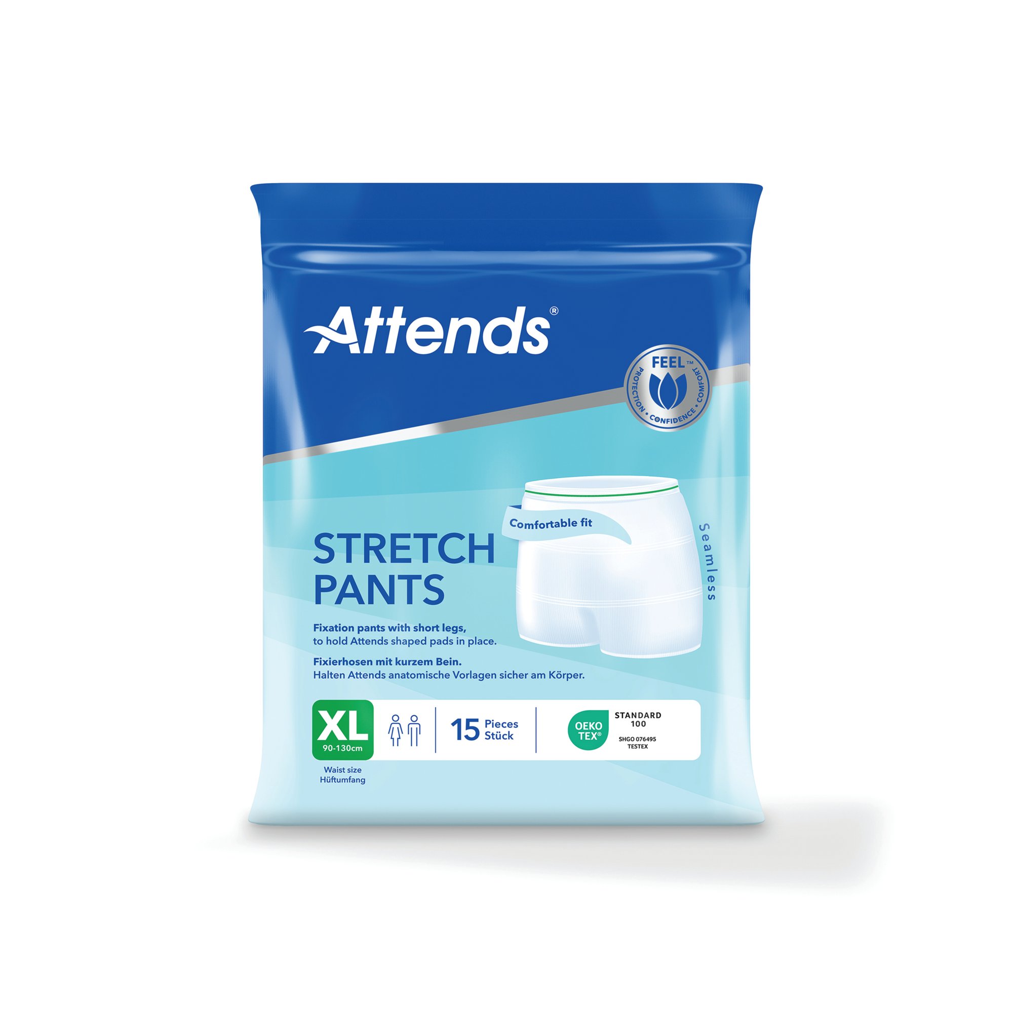 ATTENDS BOXER PANT XL X10 PK15